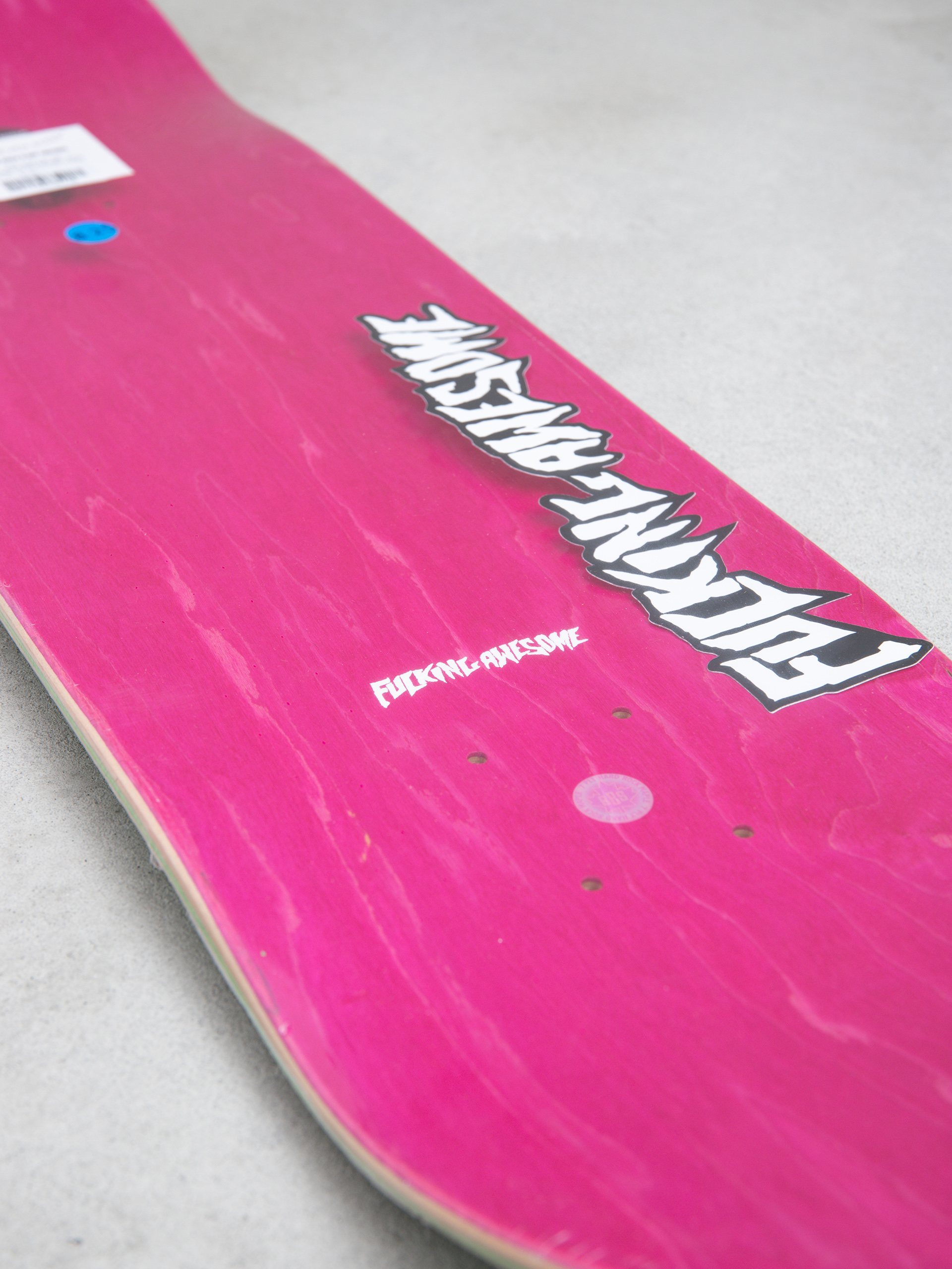 Дъска Fucking Awesome Neon Green Stamp Embossed S1