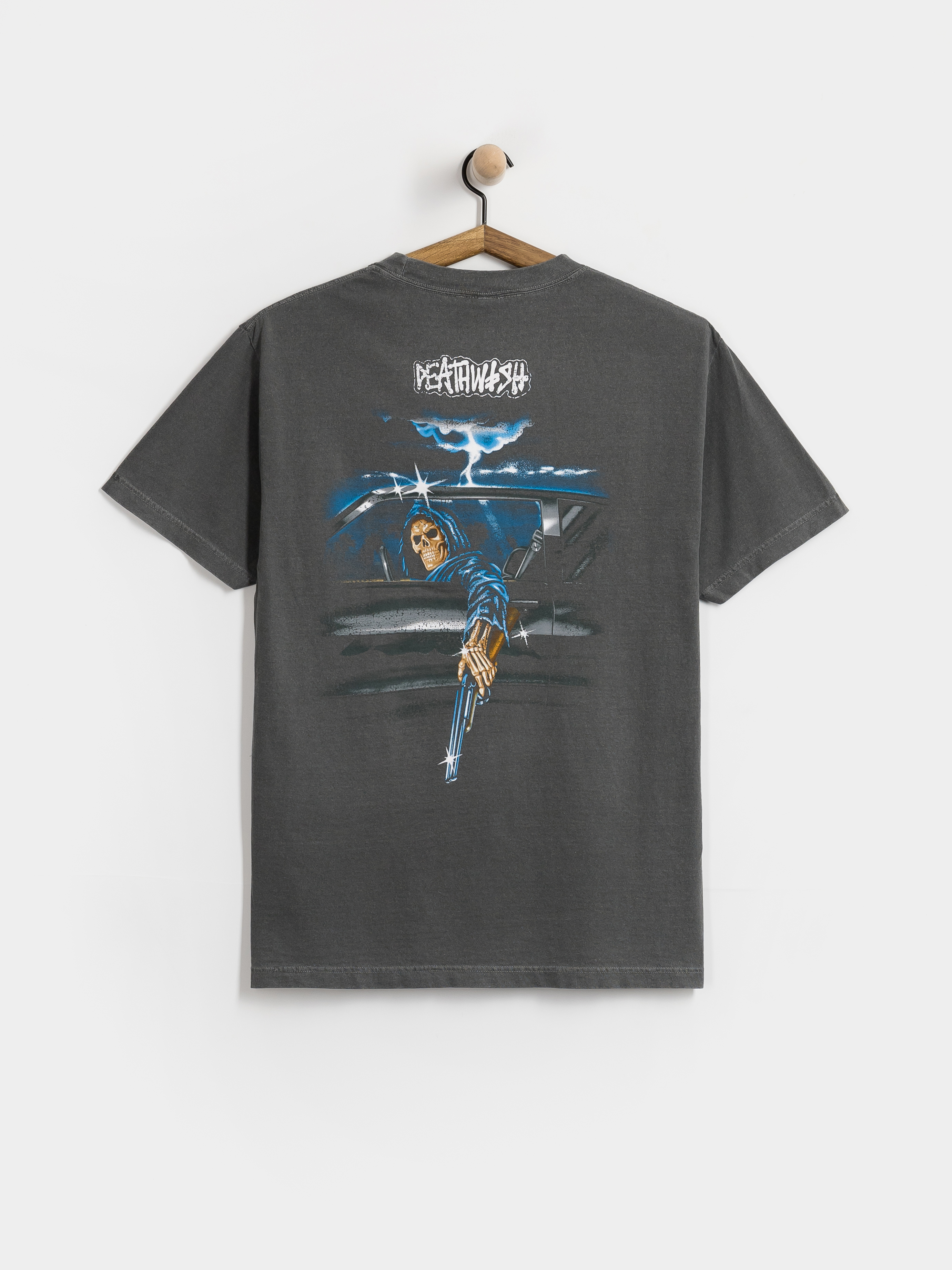 Тениска Deathwish Samborgini Reaper (garment dyed black)
