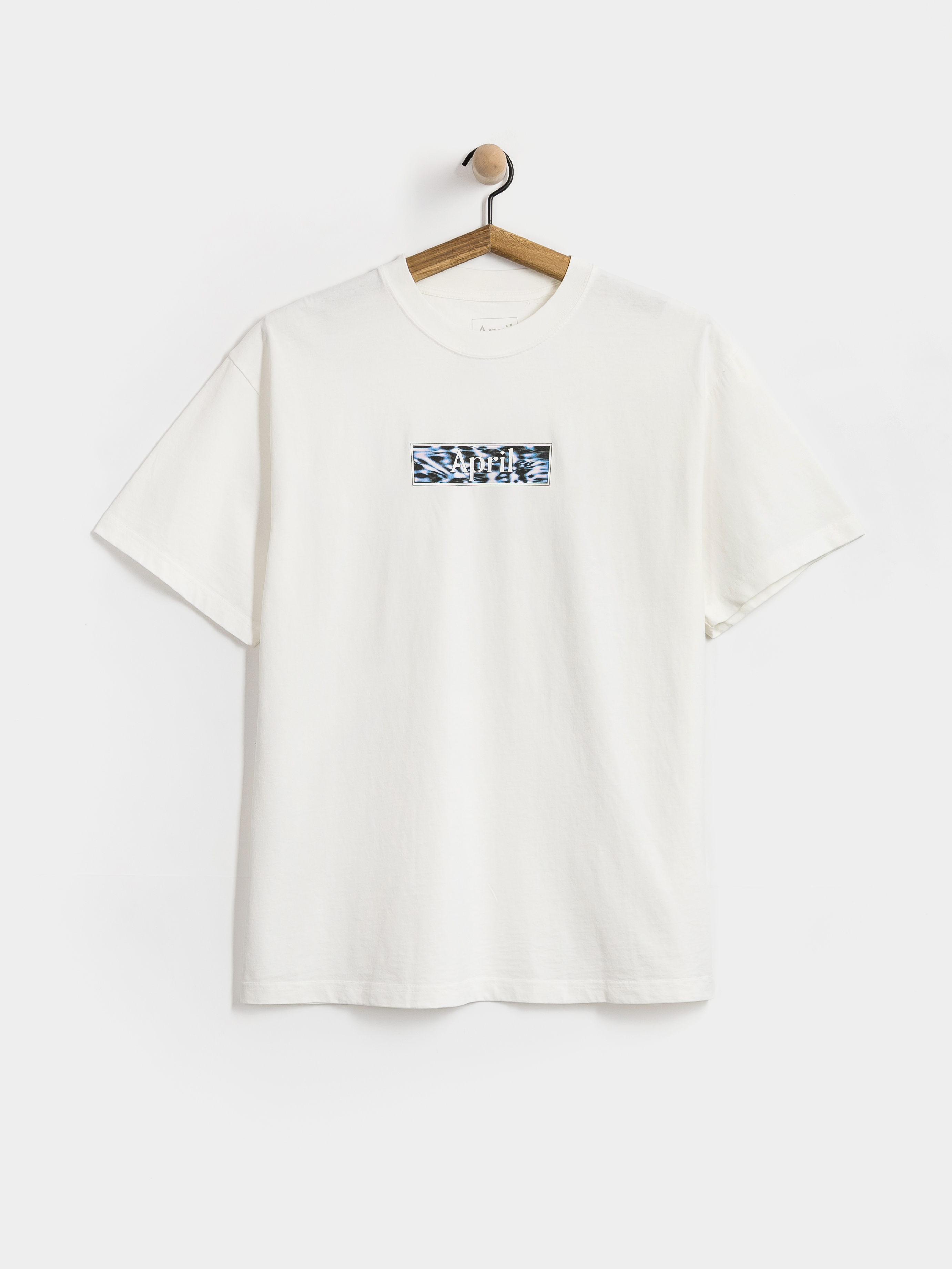Тениска April Skateboards Liquid (white)