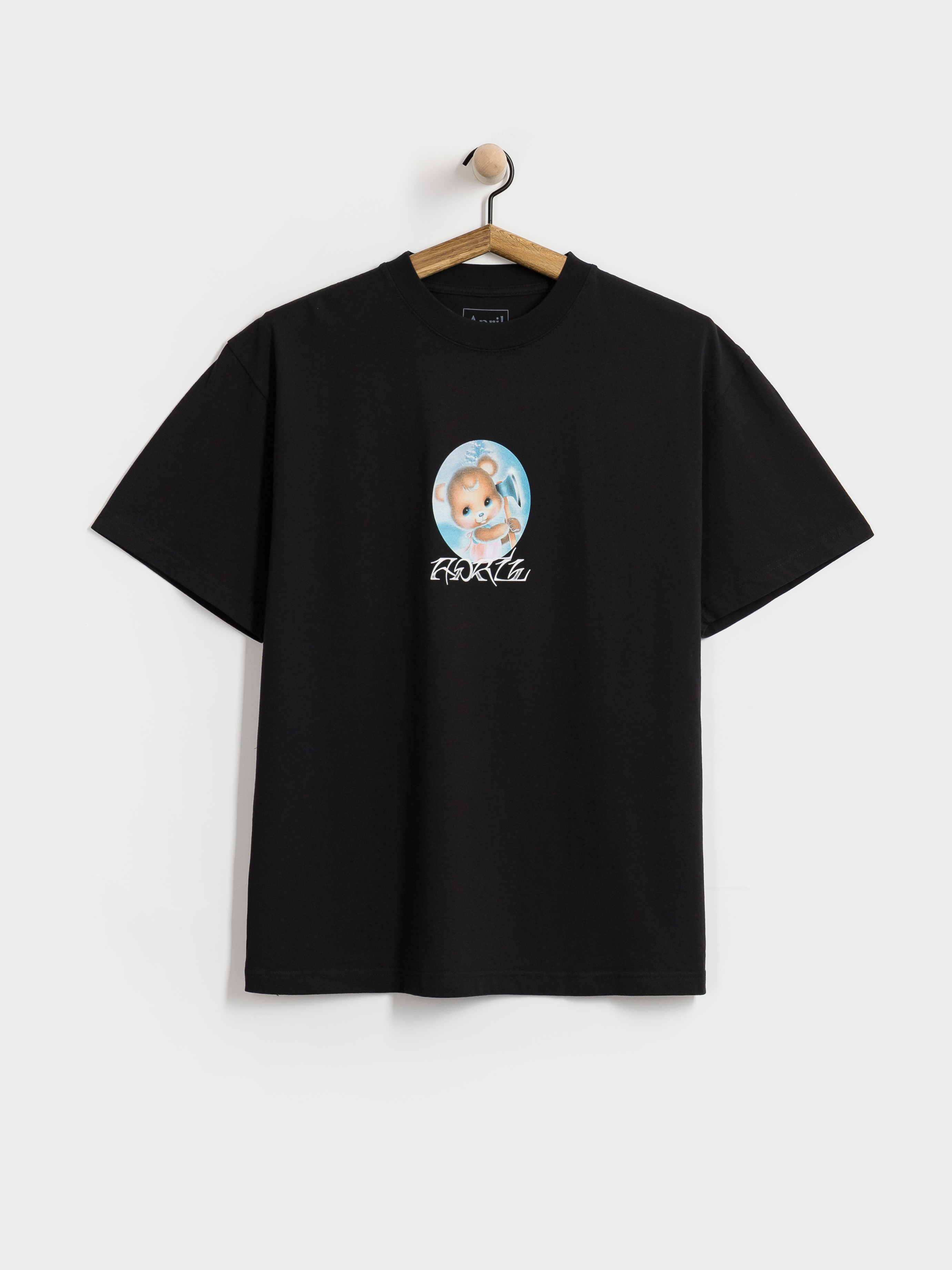 Тениска April Skateboards Bear (black)