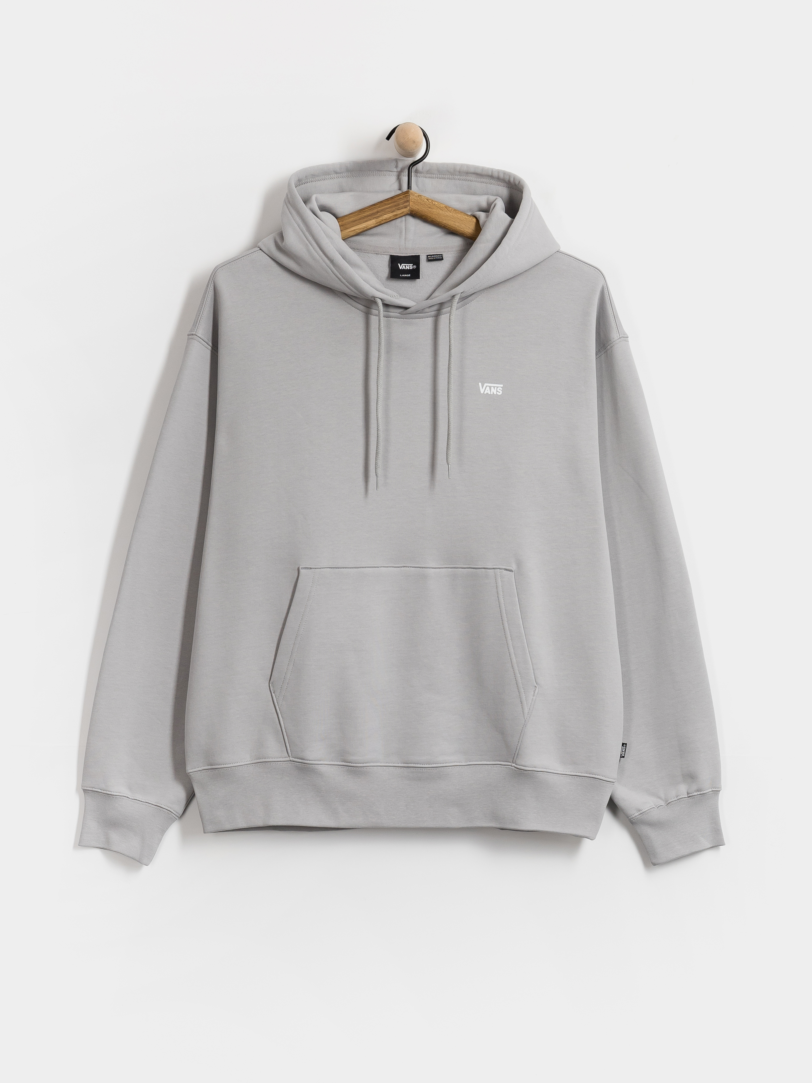 Суитшърт с качулка Vans Left Chest HD (light grey)