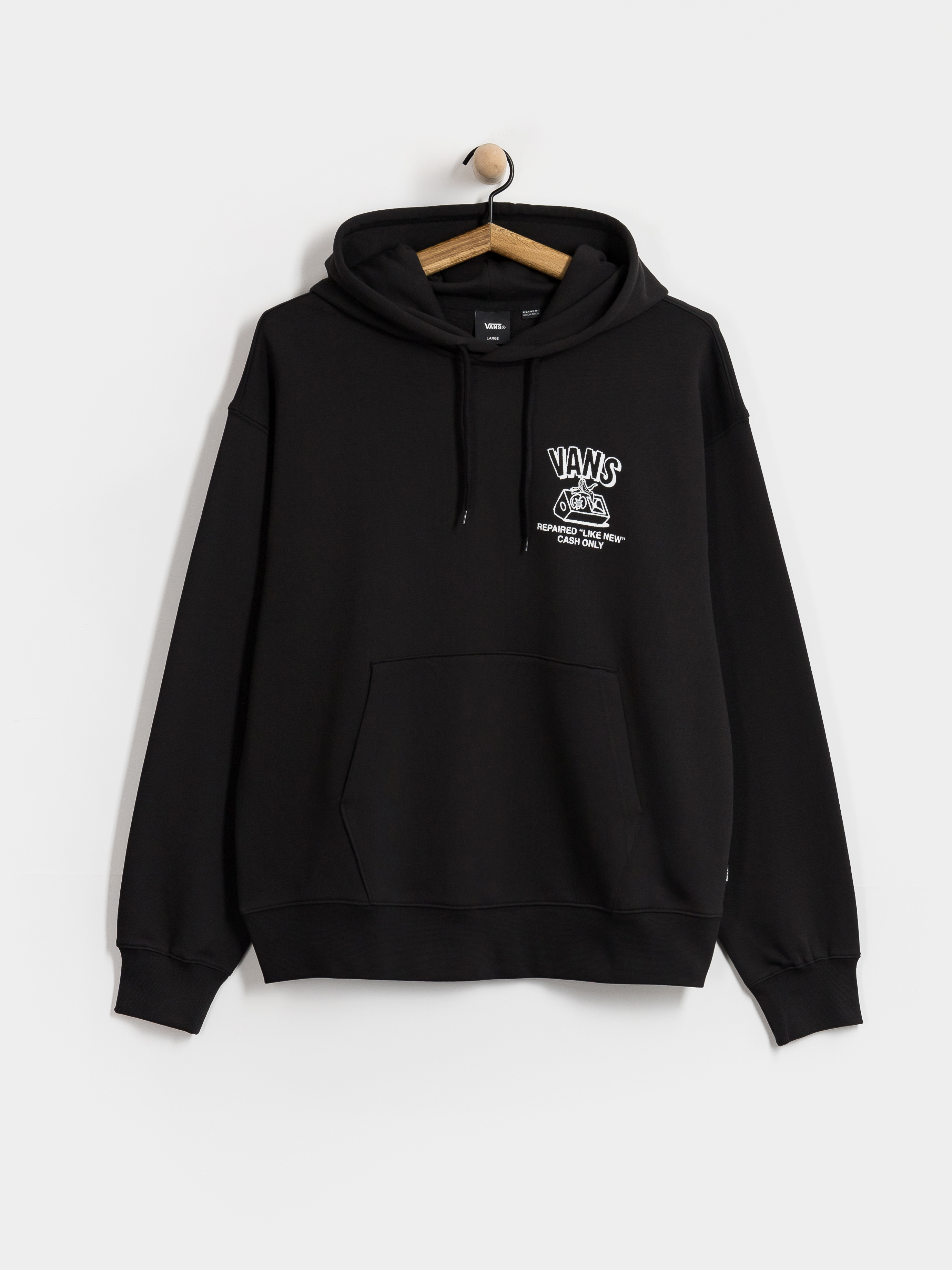 Суитшърт с качулка Vans Refurbed HD (black)