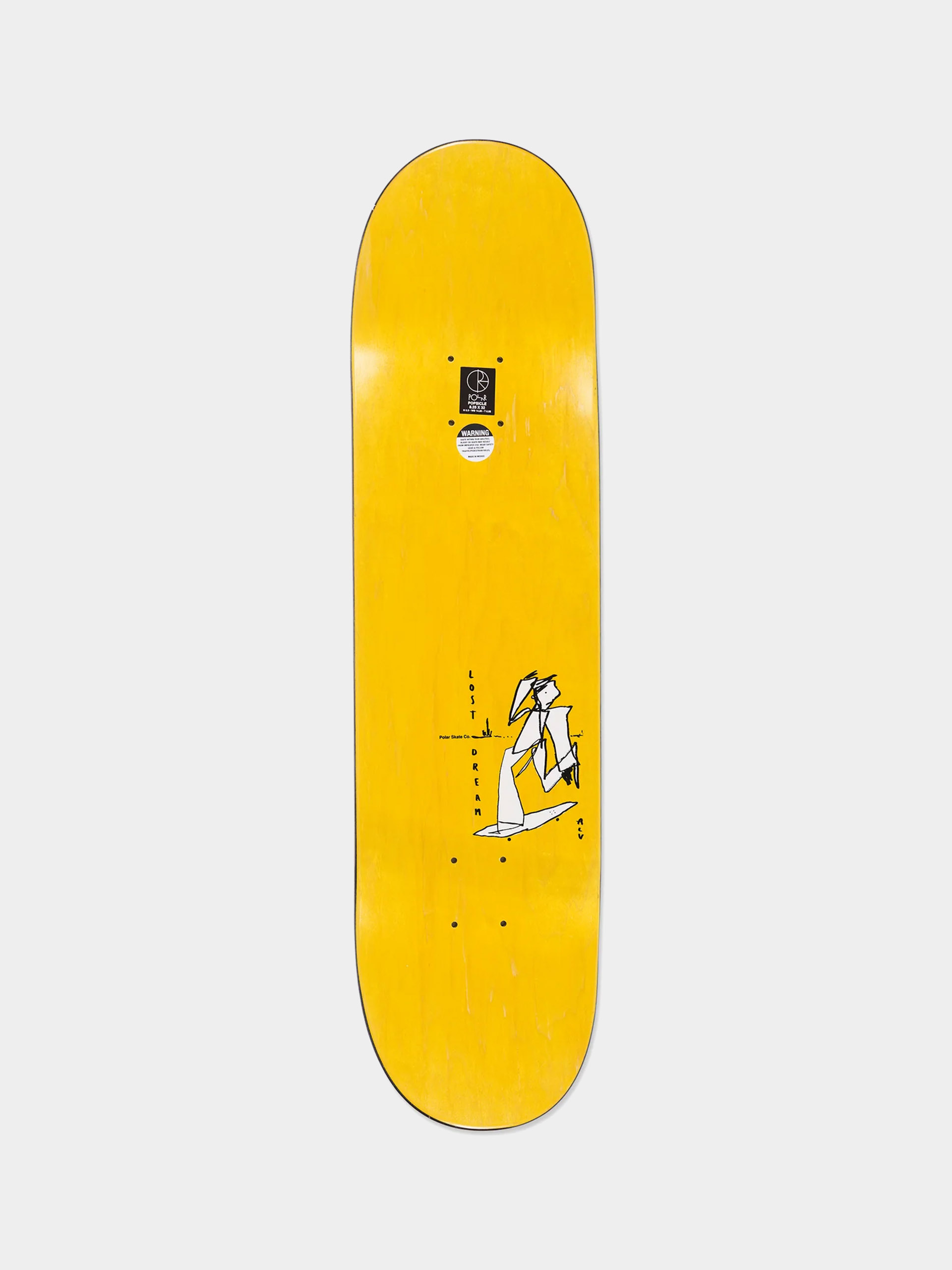 Дъска Polar Skate Team Alv Soul Portrait (grey)