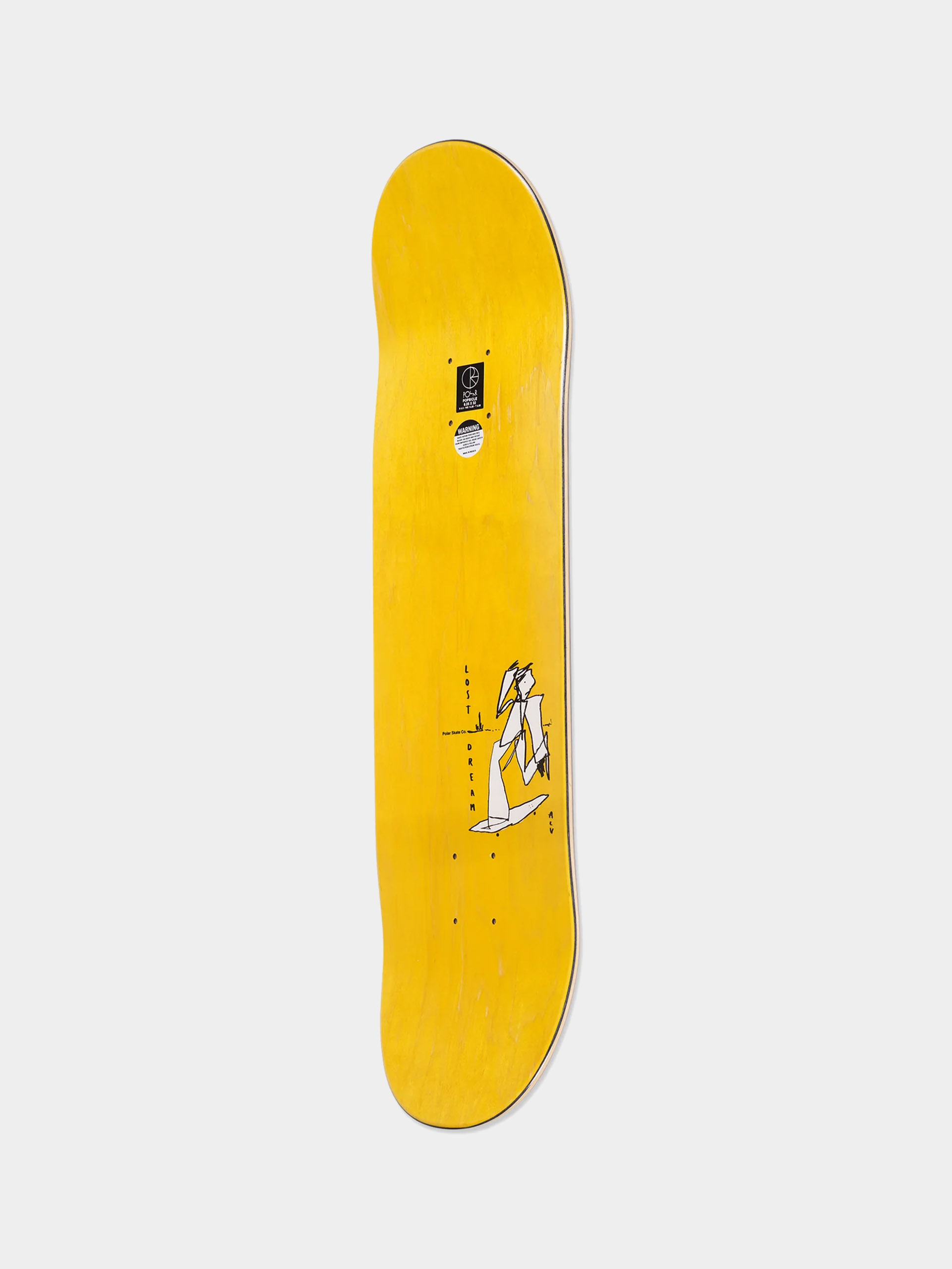 Дъска Polar Skate Team Alv Soul Portrait (grey)