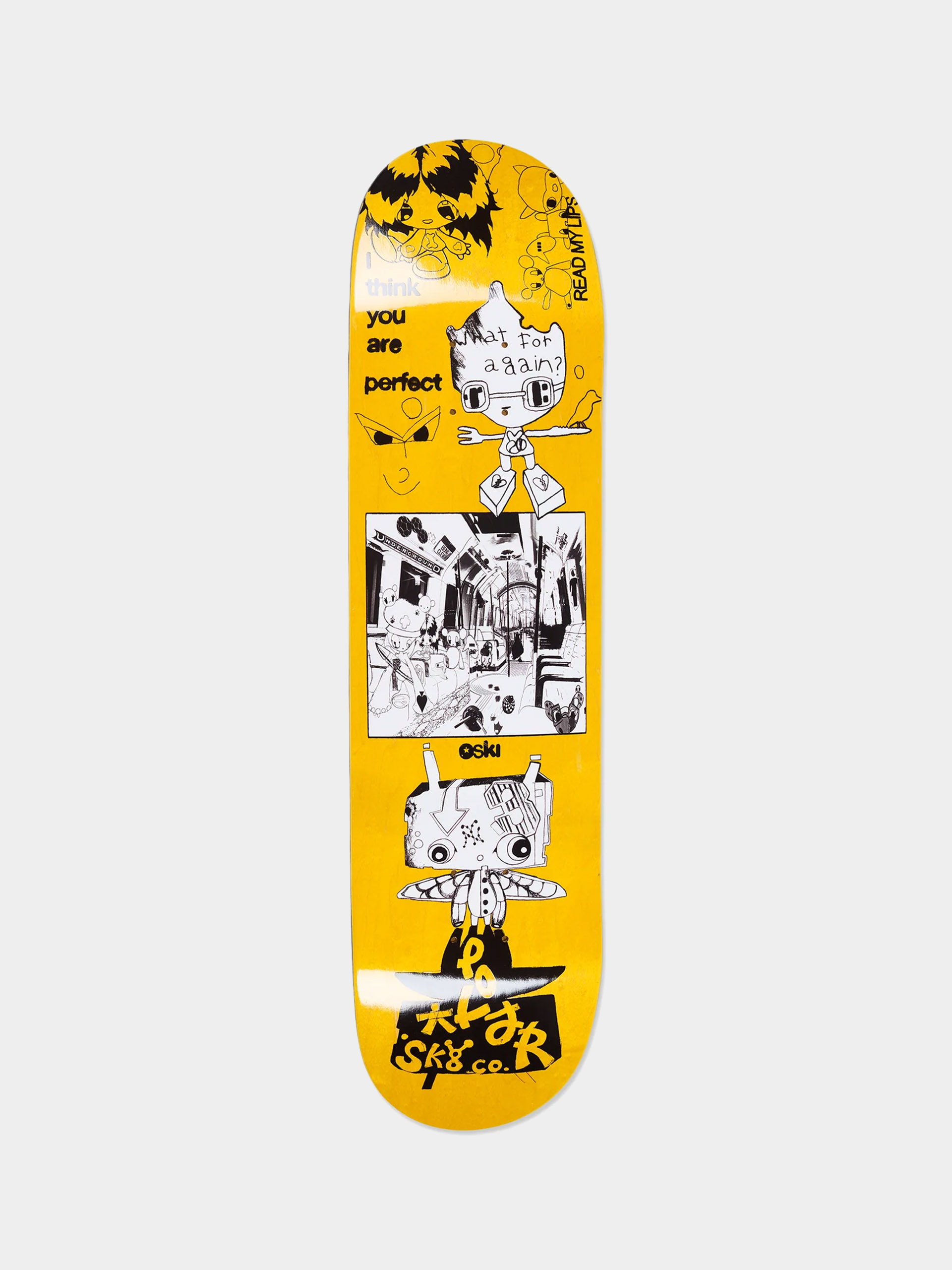 Дъска Polar Skate Oski I Think You Perfect (yellow)