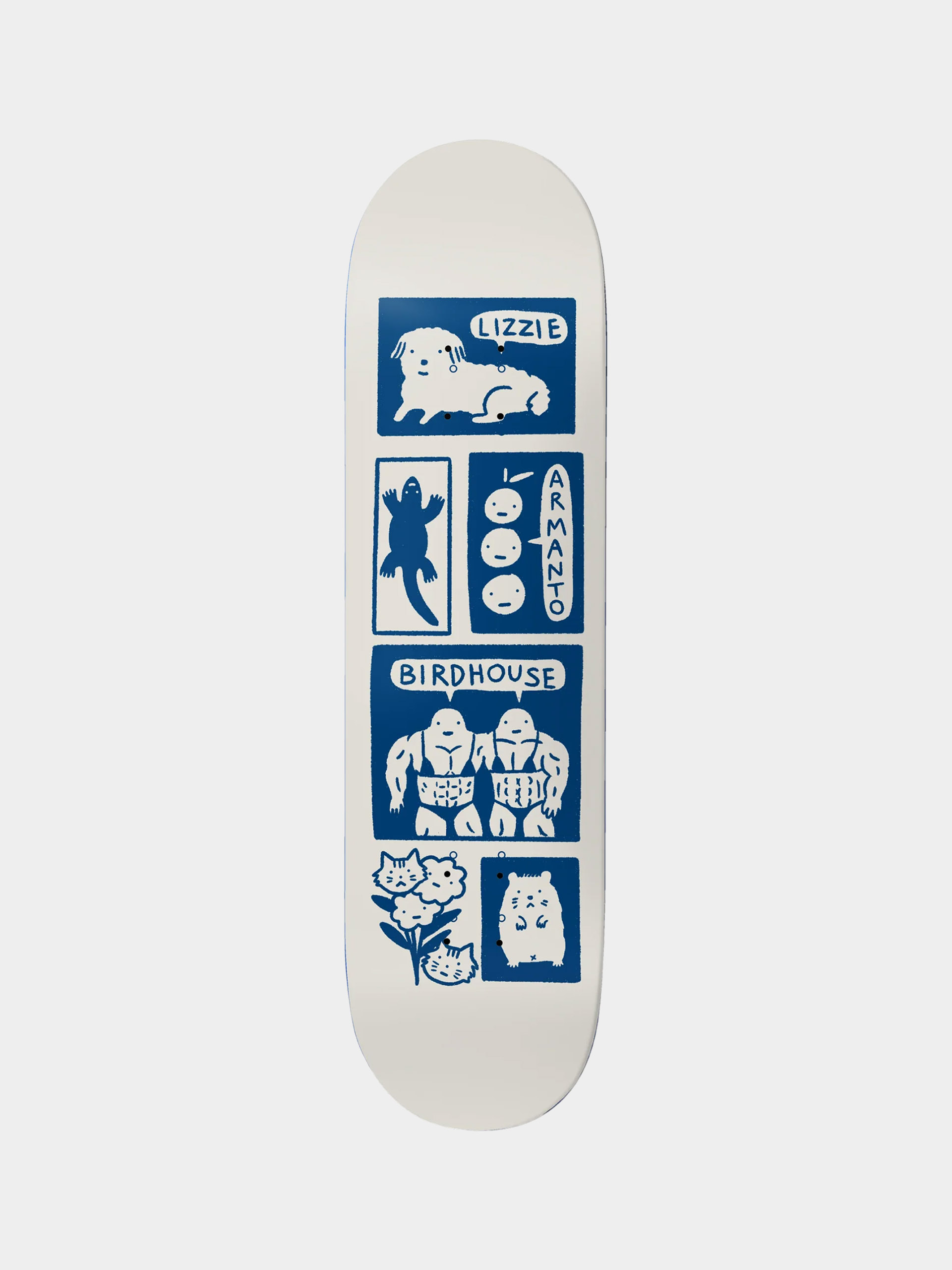 Дъска Birdhouse Armanto Catalina (white/blue)