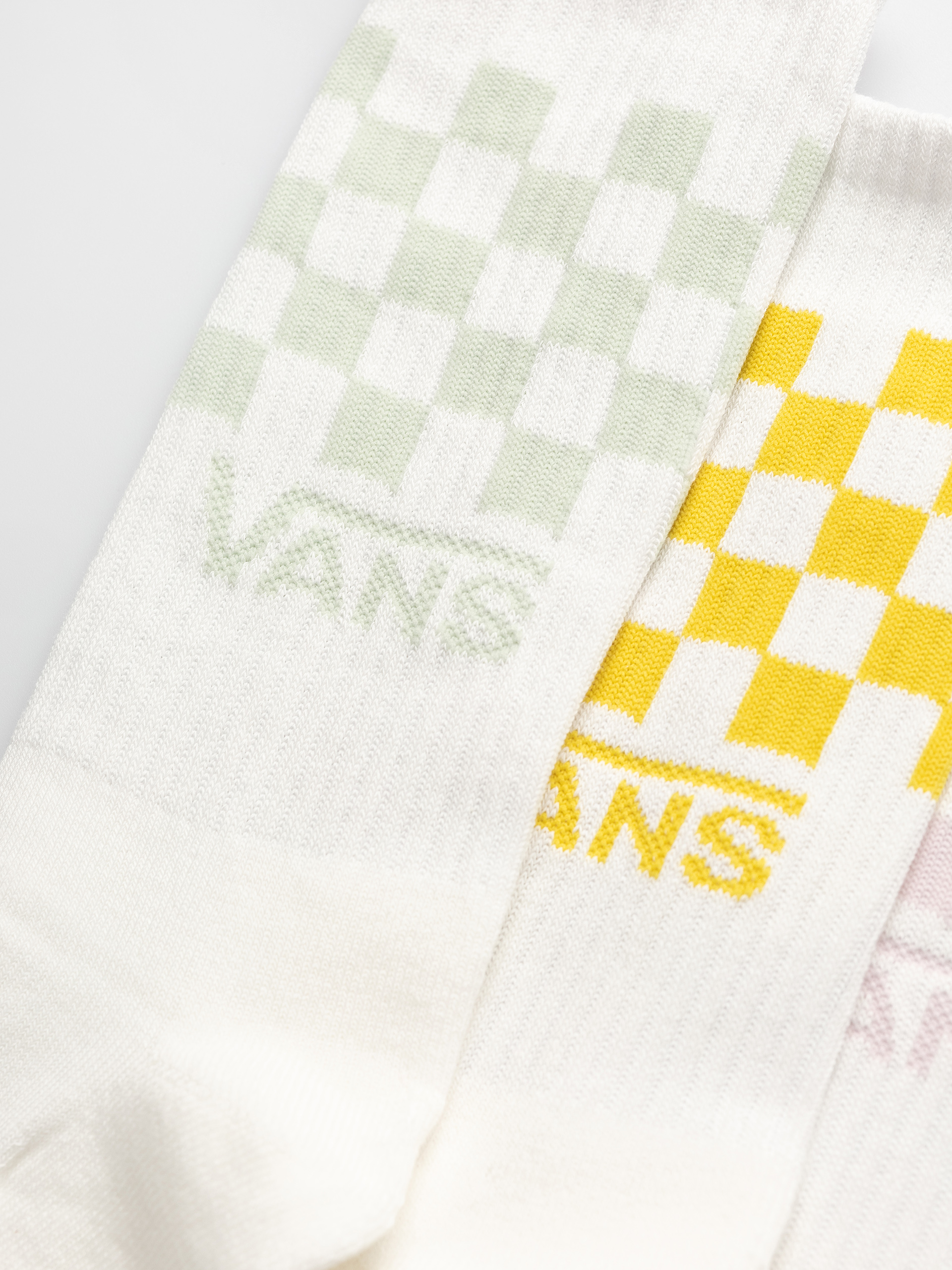 Чорапи Vans Classic Check Crew (dusty gold)