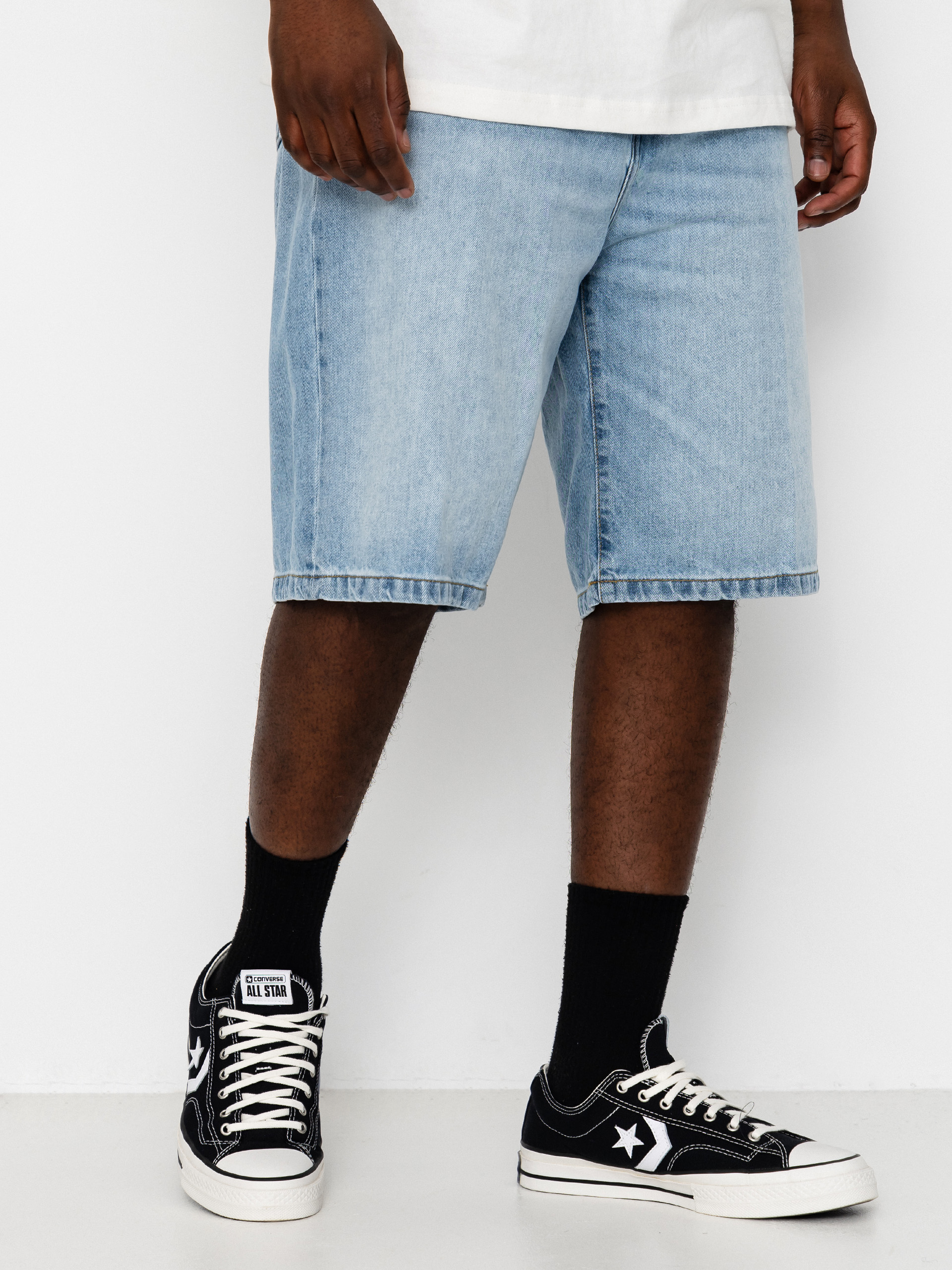 Къси панталони Carhartt WIP Landon (blue heavy worn bleached)