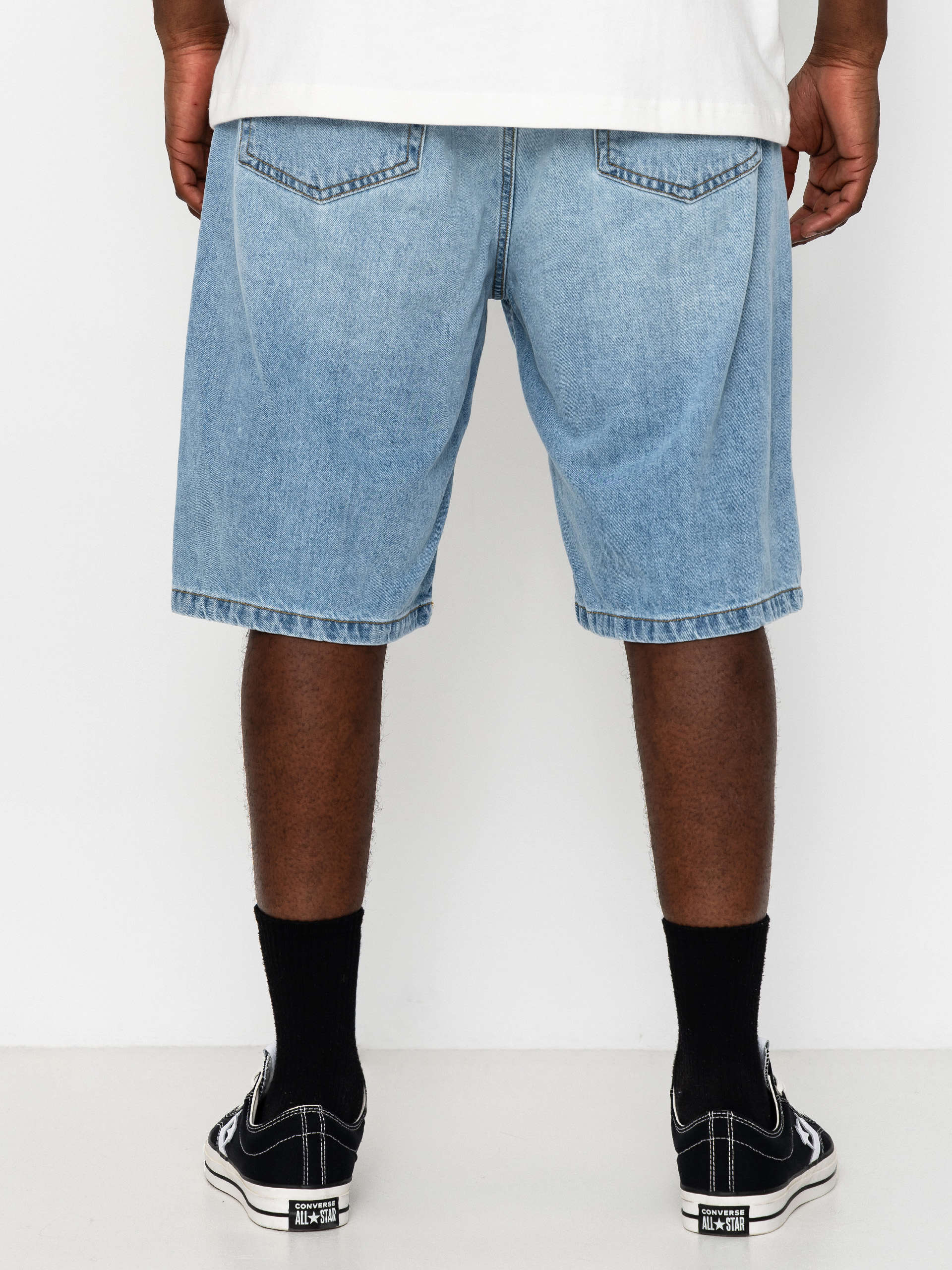 Къси панталони Carhartt WIP Landon (blue heavy worn bleached)