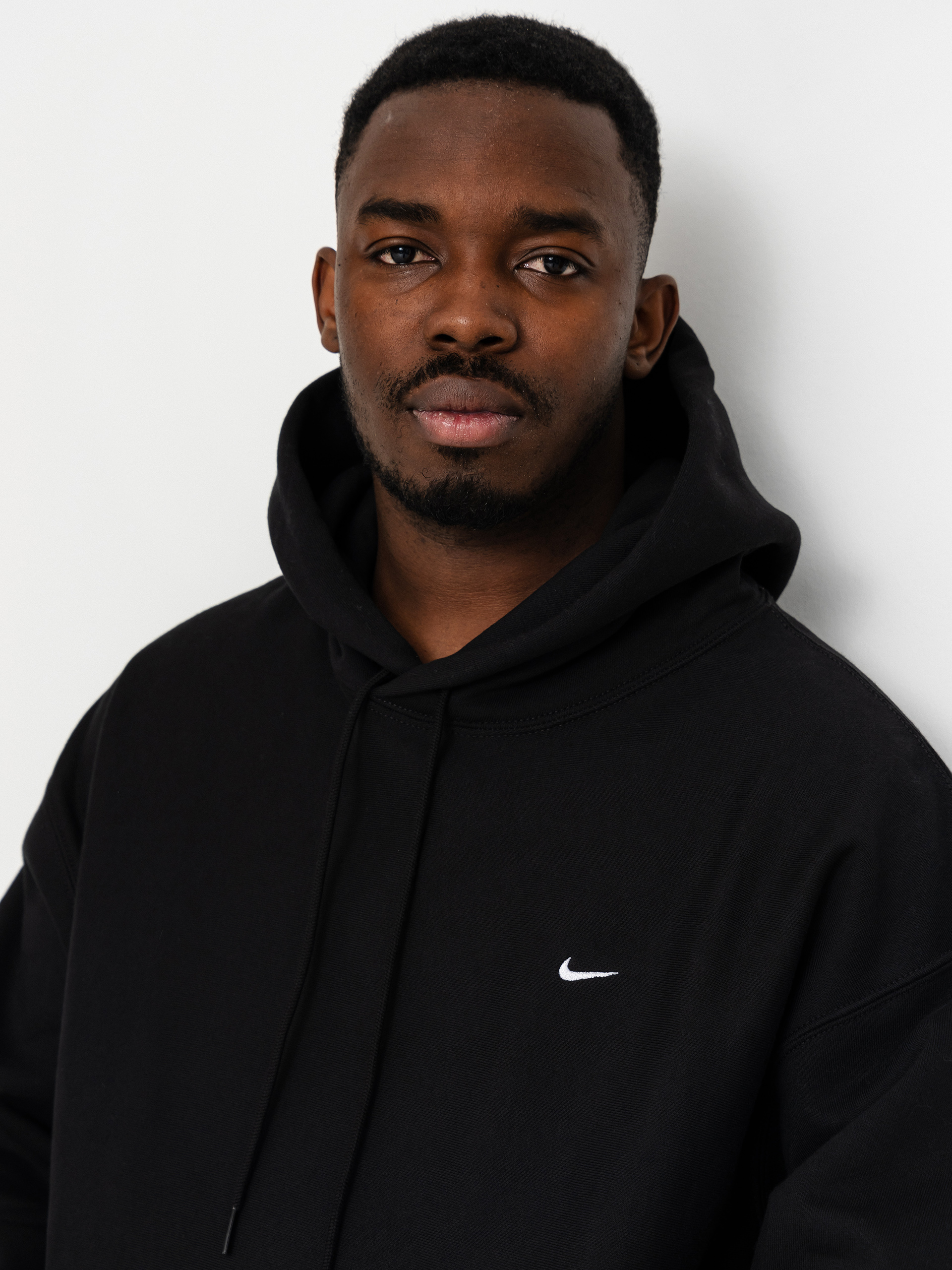 Суитшърт с качулка Nike SB Solo Swoosh HD (black/black/white)