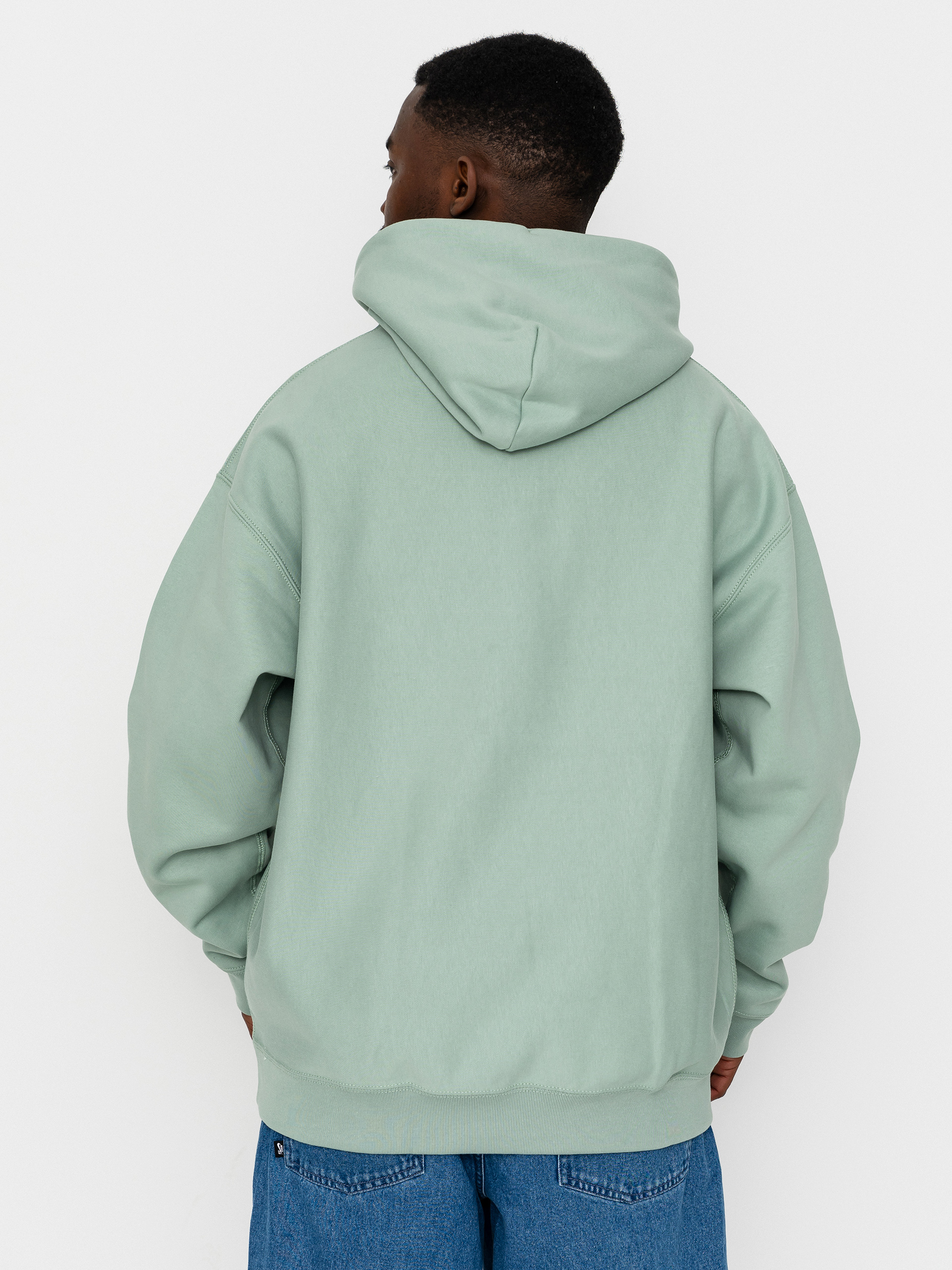 Суитшърт с качулка Nike SB Solo Swoosh HD (steam/white)