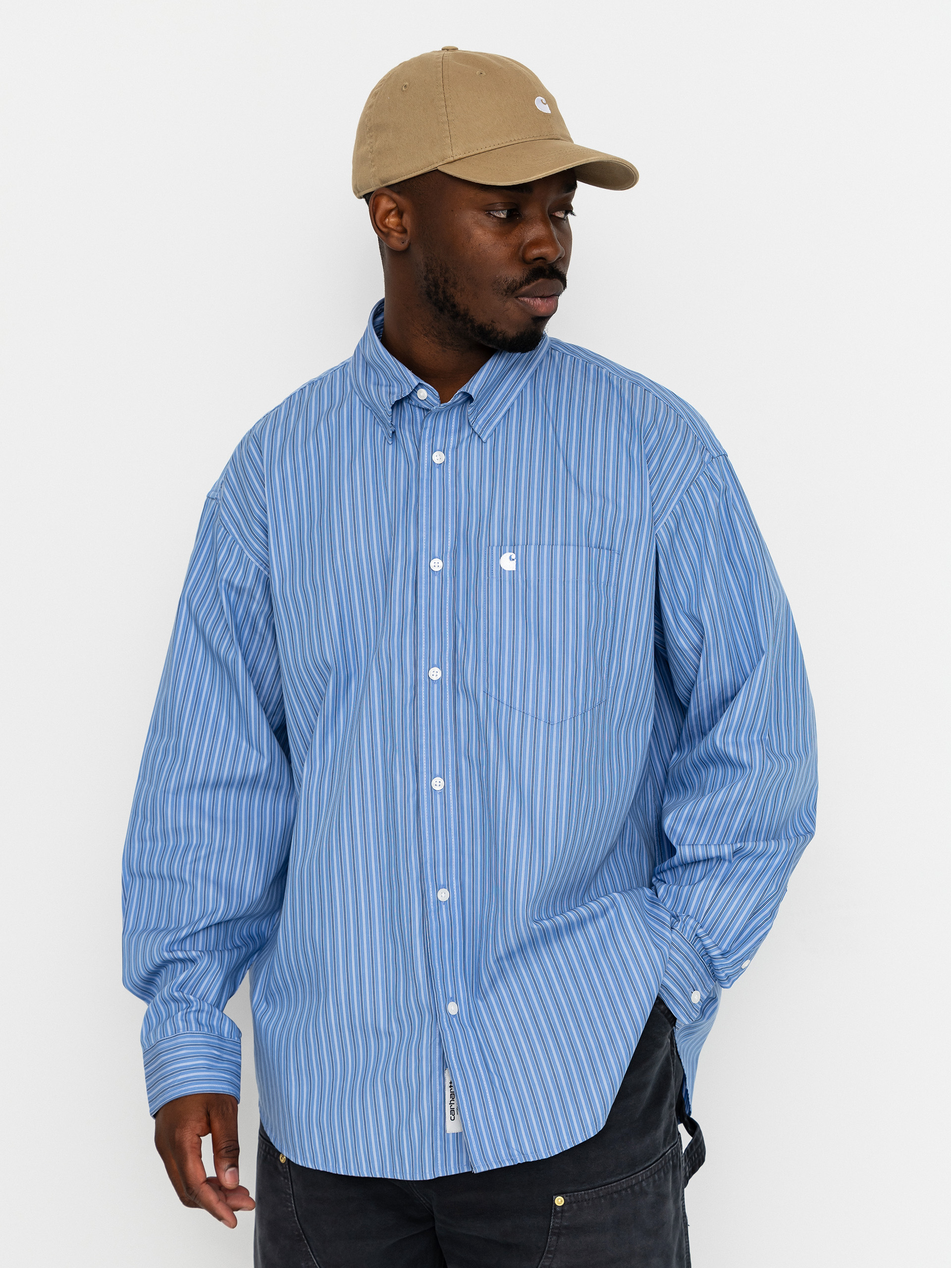 u0420u0438u0437u0430 Carhartt WIP Keene (keene stripe curacao)