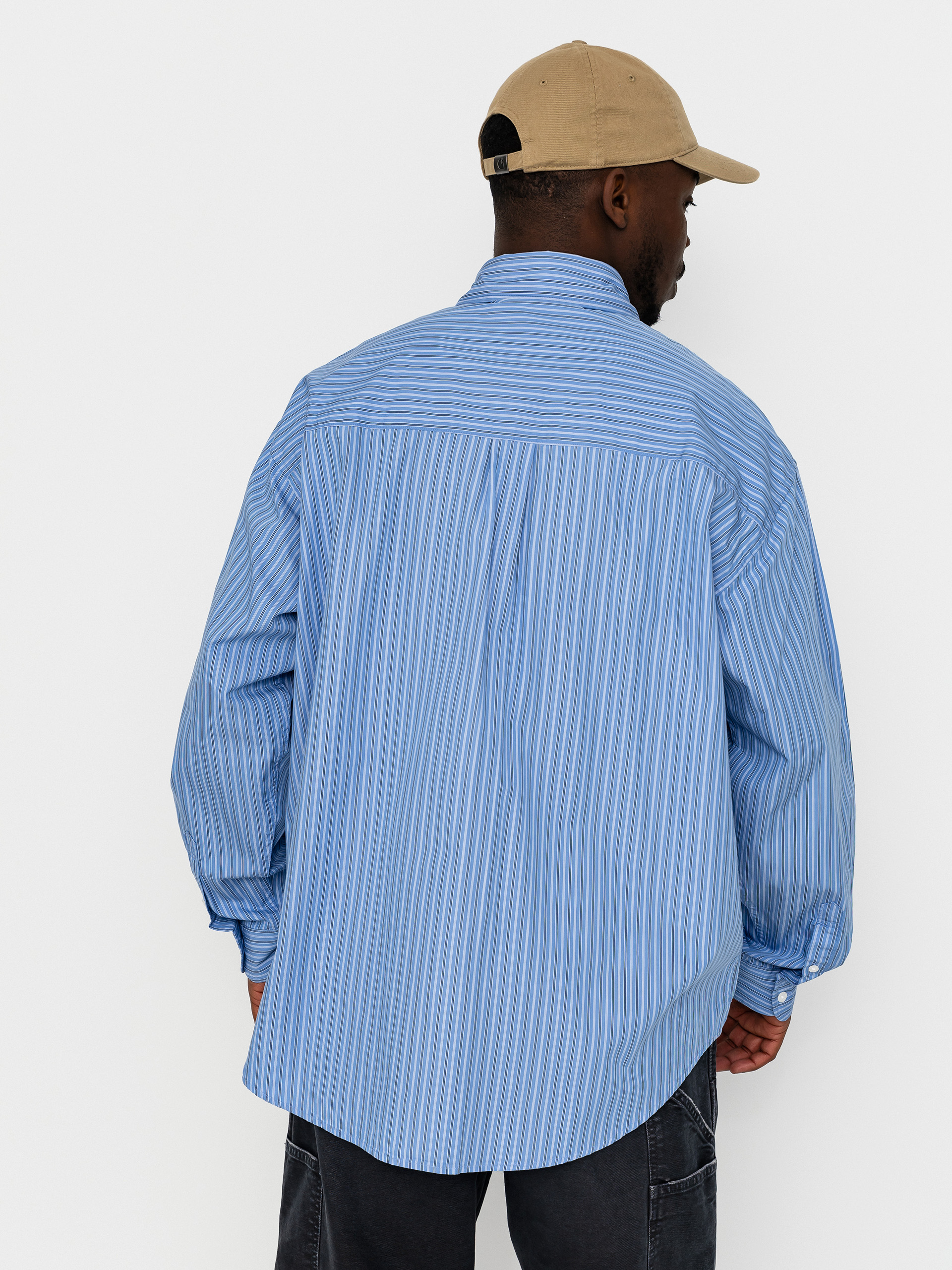 Риза Carhartt WIP Keene (keene stripe curacao)