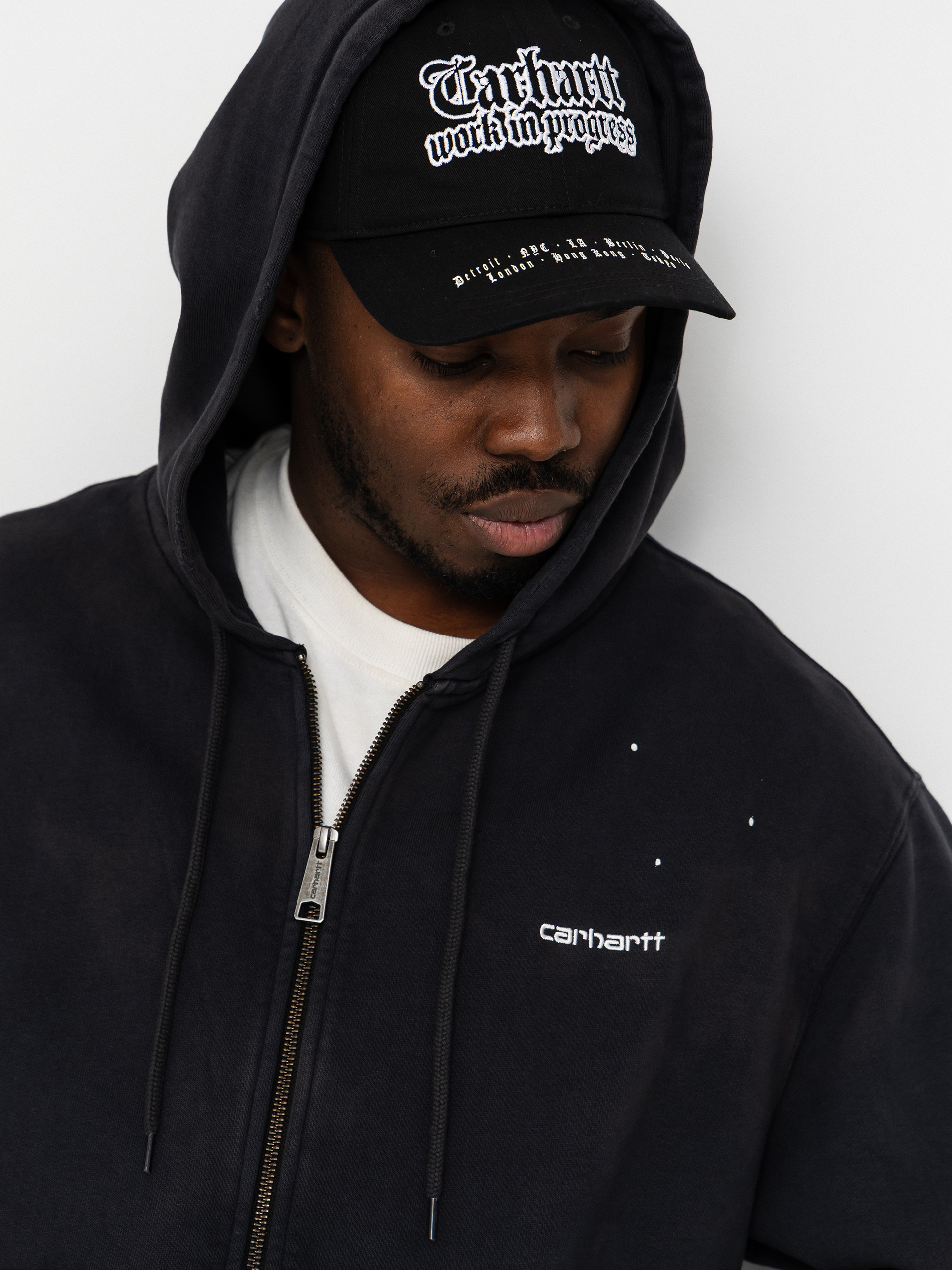 Суитшърт с качулка Carhartt WIP Painter ZHD (black)