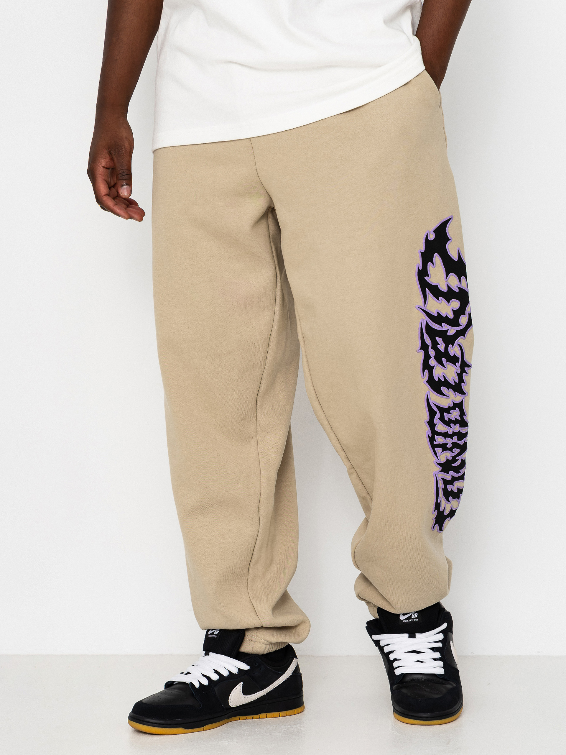 Панталони Santa Cruz Out Of Time Strip Jogger (stone grey)