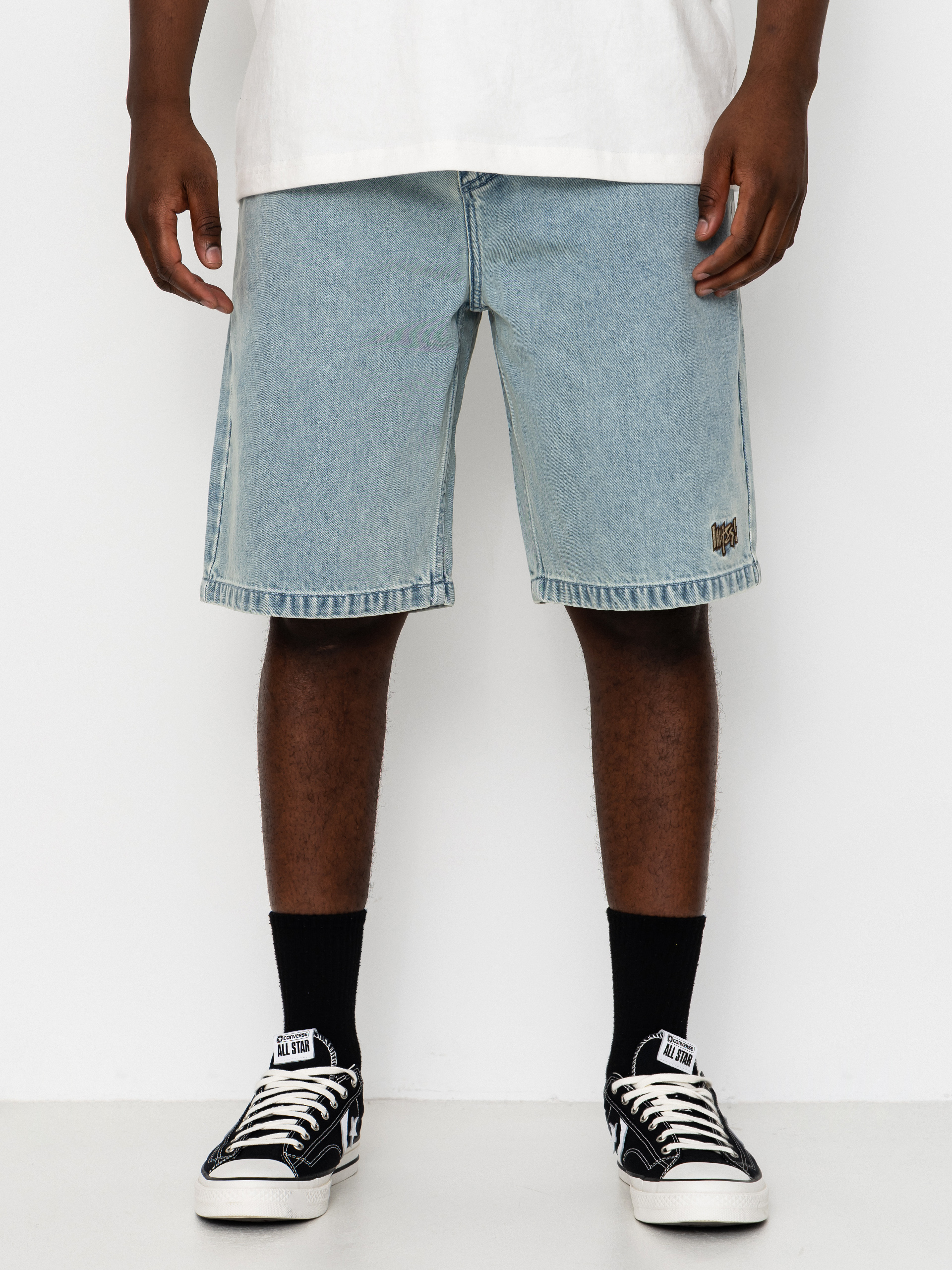 Къси панталони MassDnm Jeans Higher (lt blue)