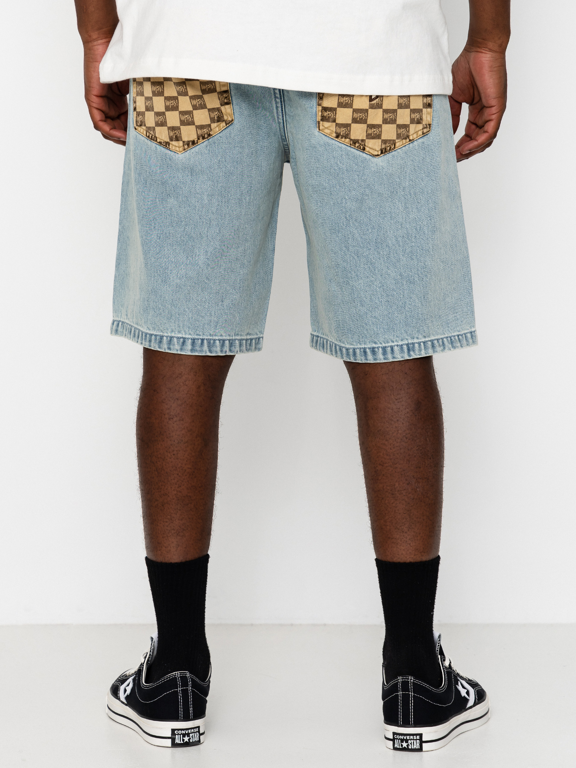 Къси панталони MassDnm Jeans Higher (lt blue)