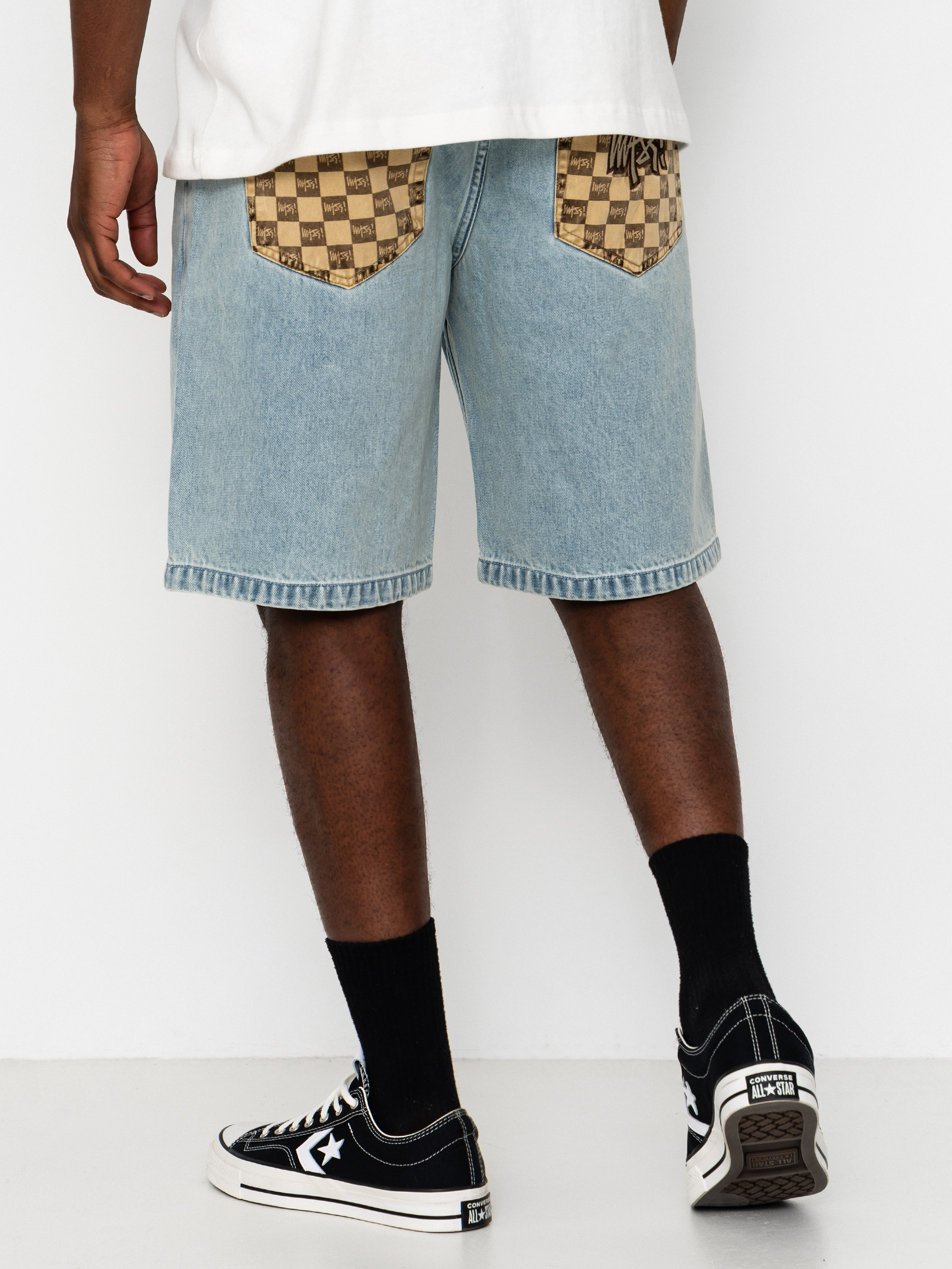 Къси панталони MassDnm Jeans Higher (lt blue)