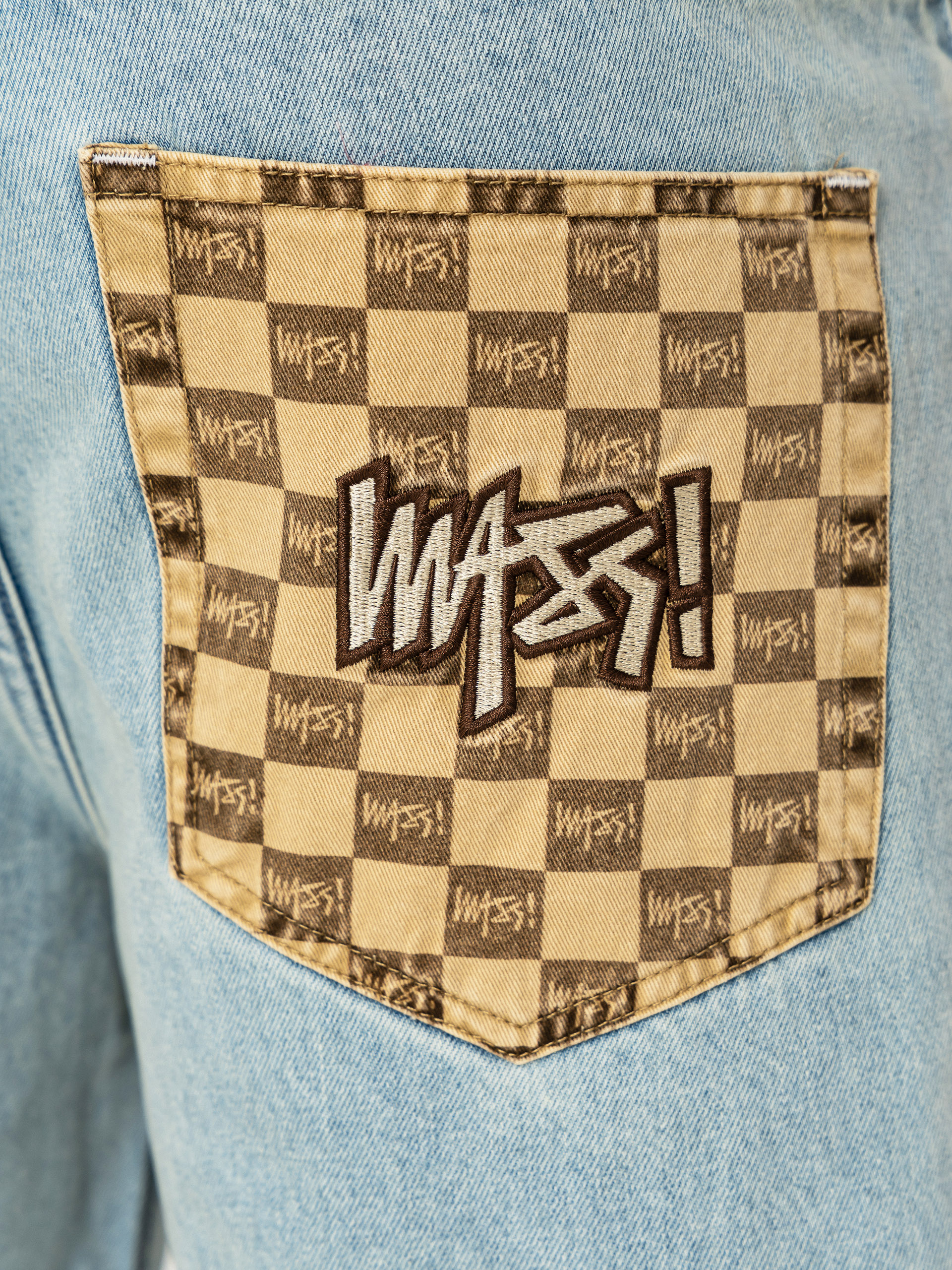 Къси панталони MassDnm Jeans Higher (lt blue)