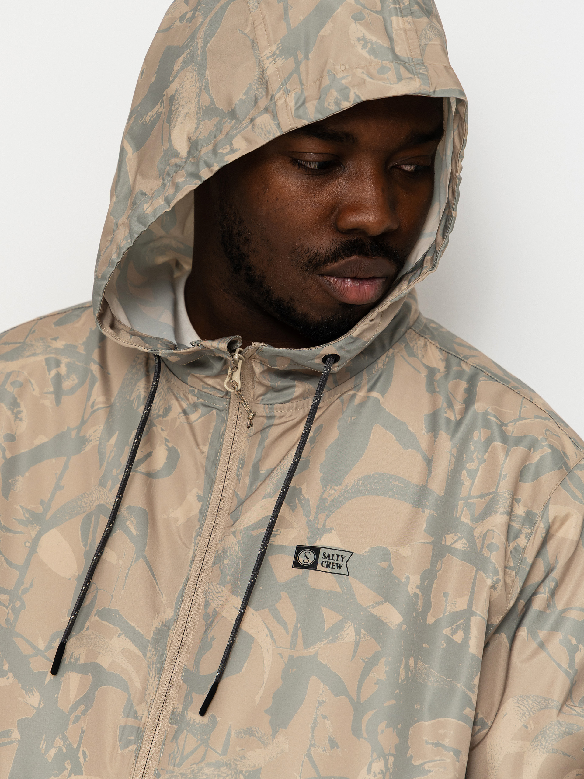 Яке Salty Crew Surface Windbreaker (light camo)