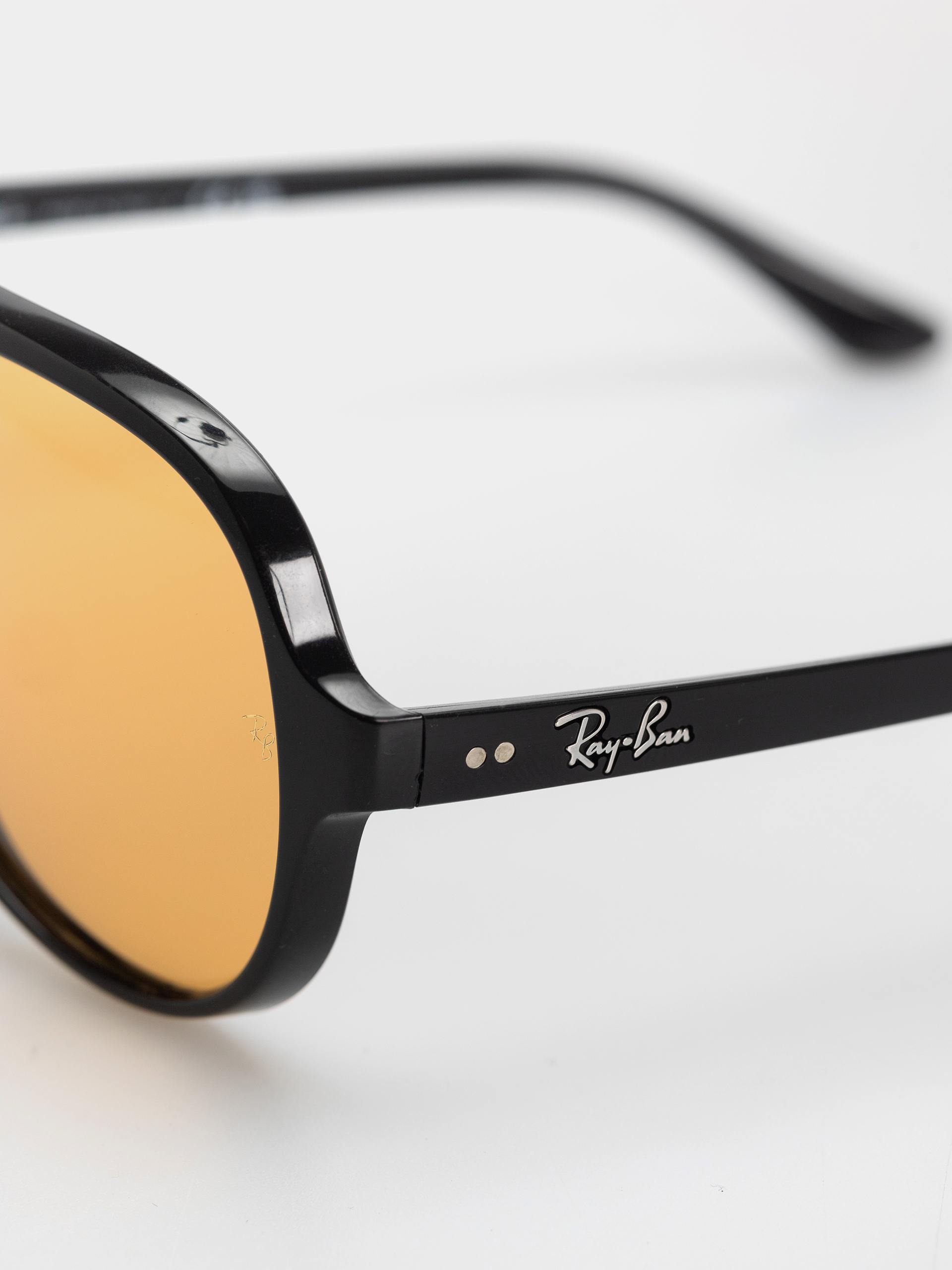 Слънчеви очила Ray-Ban Cats 5000 Classic Summer Capsule (polerowany czarny/pomarańczowy)