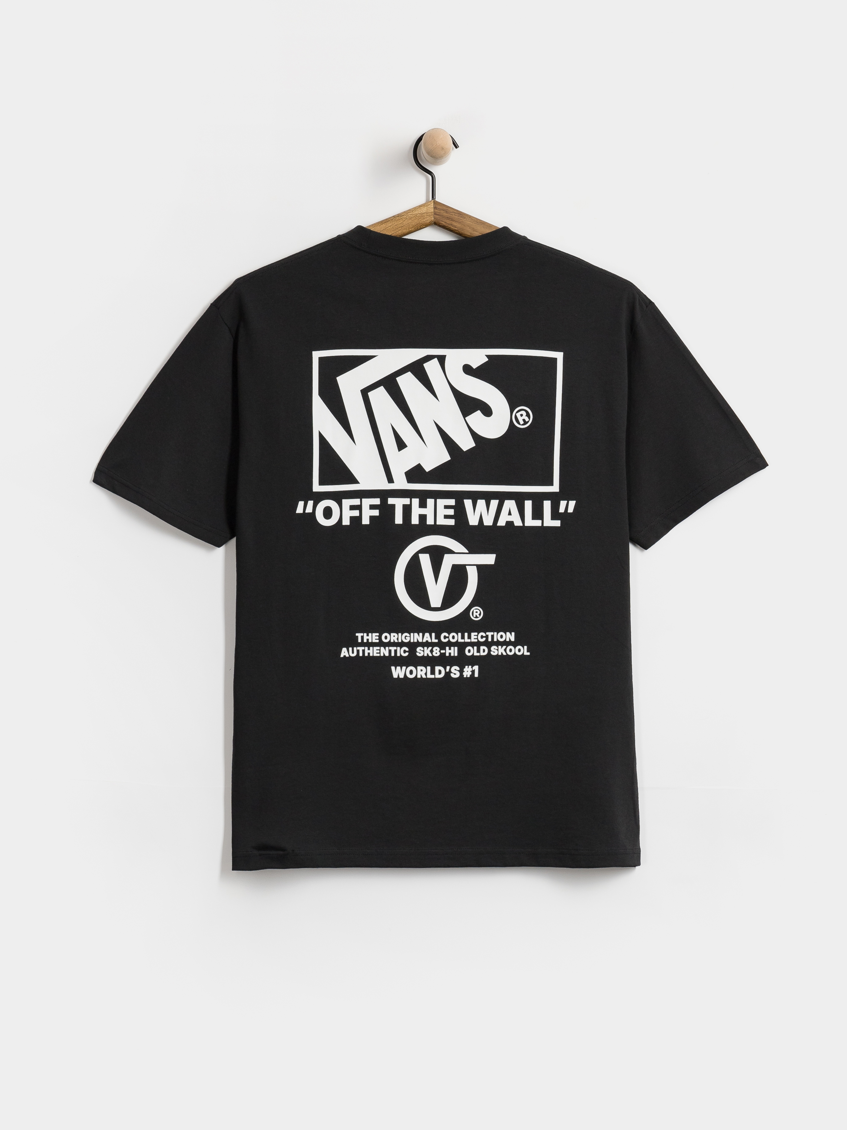 Тениска Vans Stacked Hi (black/white)