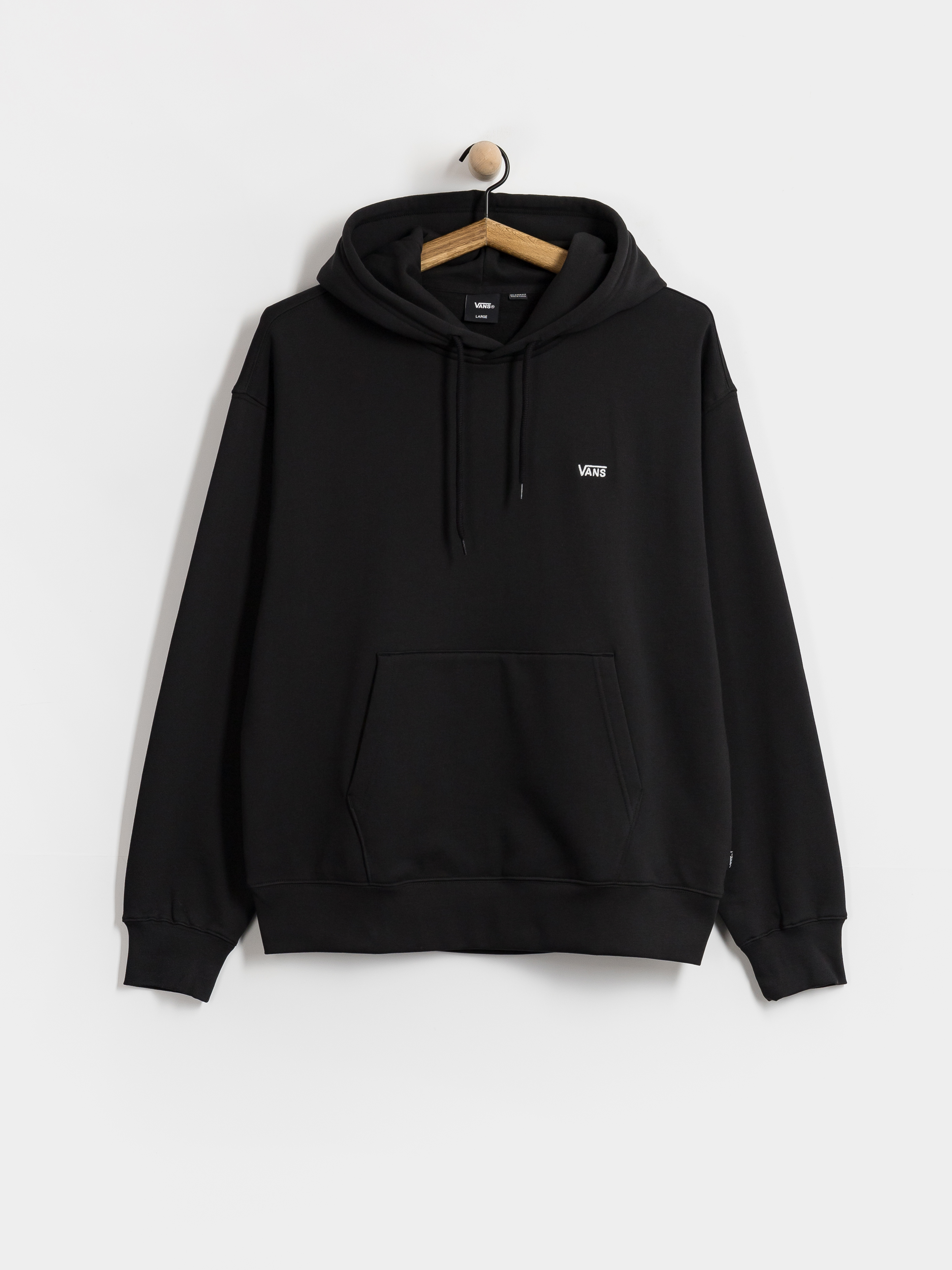 Суитшърт с качулка Vans Left Chest II HD (black)