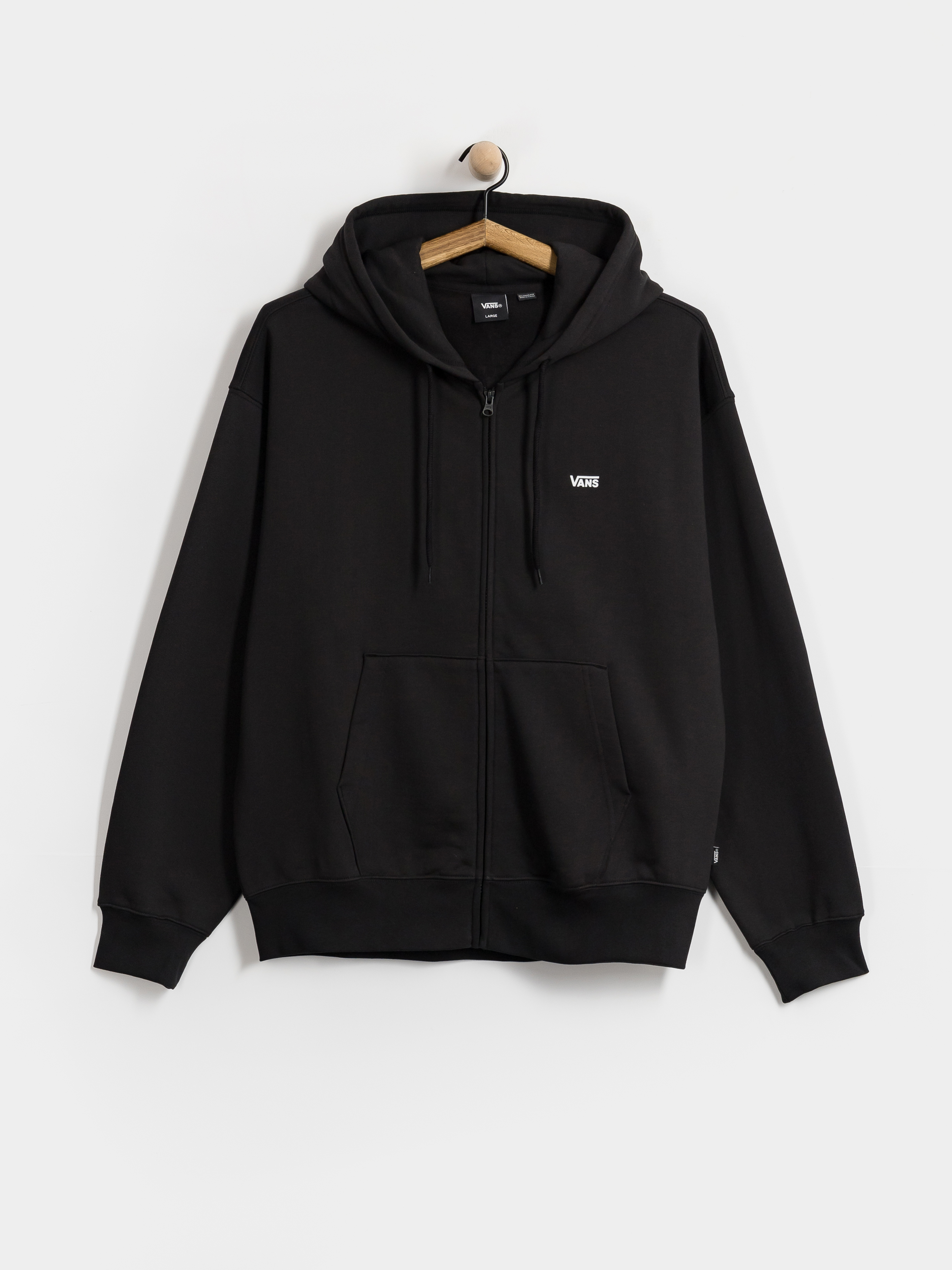Суитшърт с качулка Vans Left Chest ZHD (black)