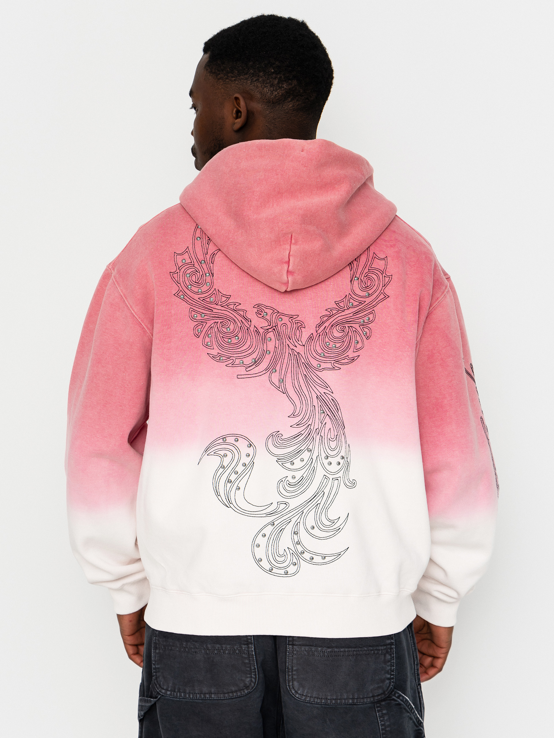Суитшърт с качулка Yardsale Ombre ZHD (pink)