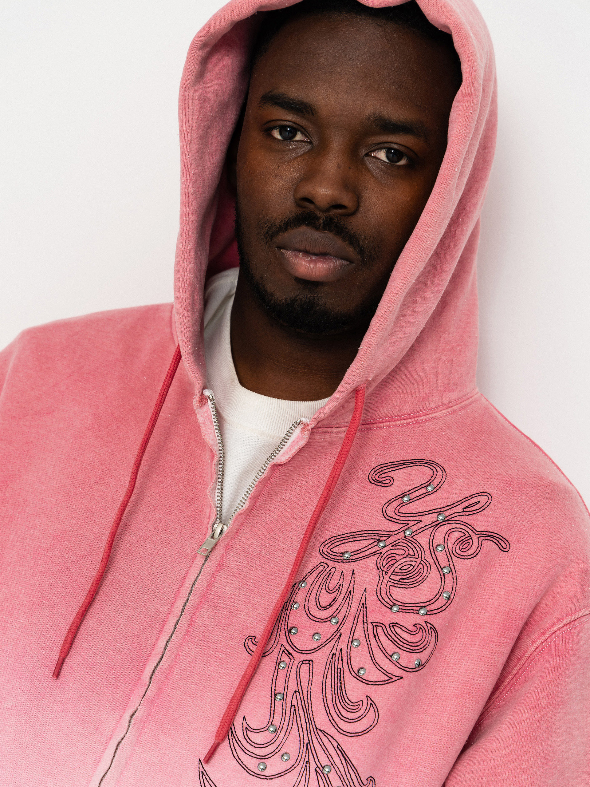 Суитшърт с качулка Yardsale Ombre ZHD (pink)
