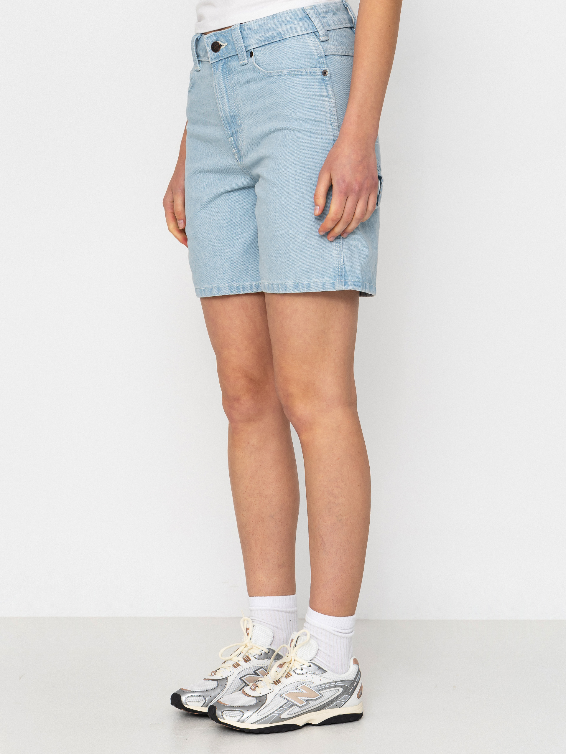 Къси панталони Dickies 993 7 Inch Carpenter Wmn (vintage aged blue)