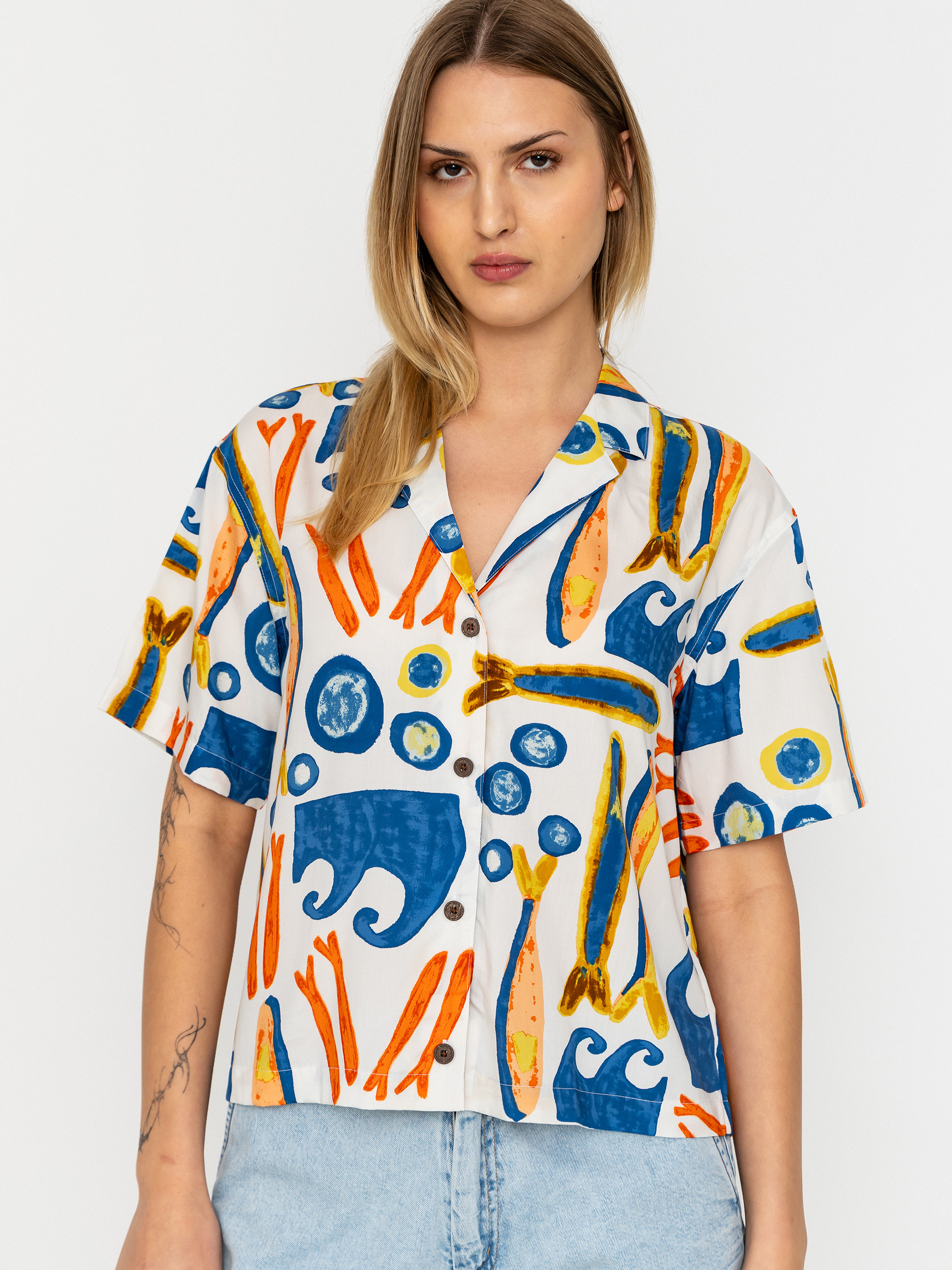 Риза Patagonia Tidal Threads Wmn (sardines/natural)
