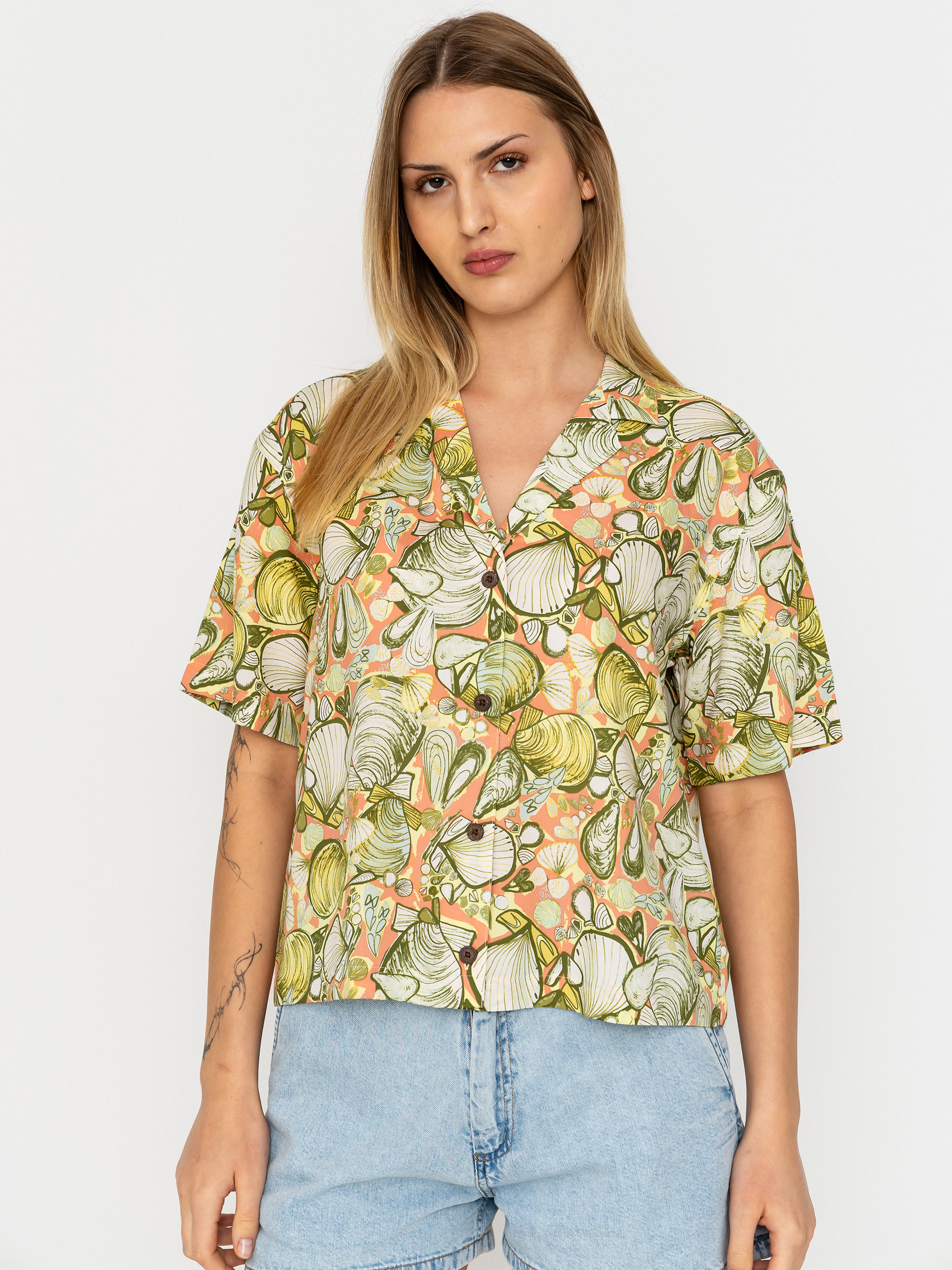 Риза Patagonia Tidal Threads Wmn (shelly shelly/mellow melon)