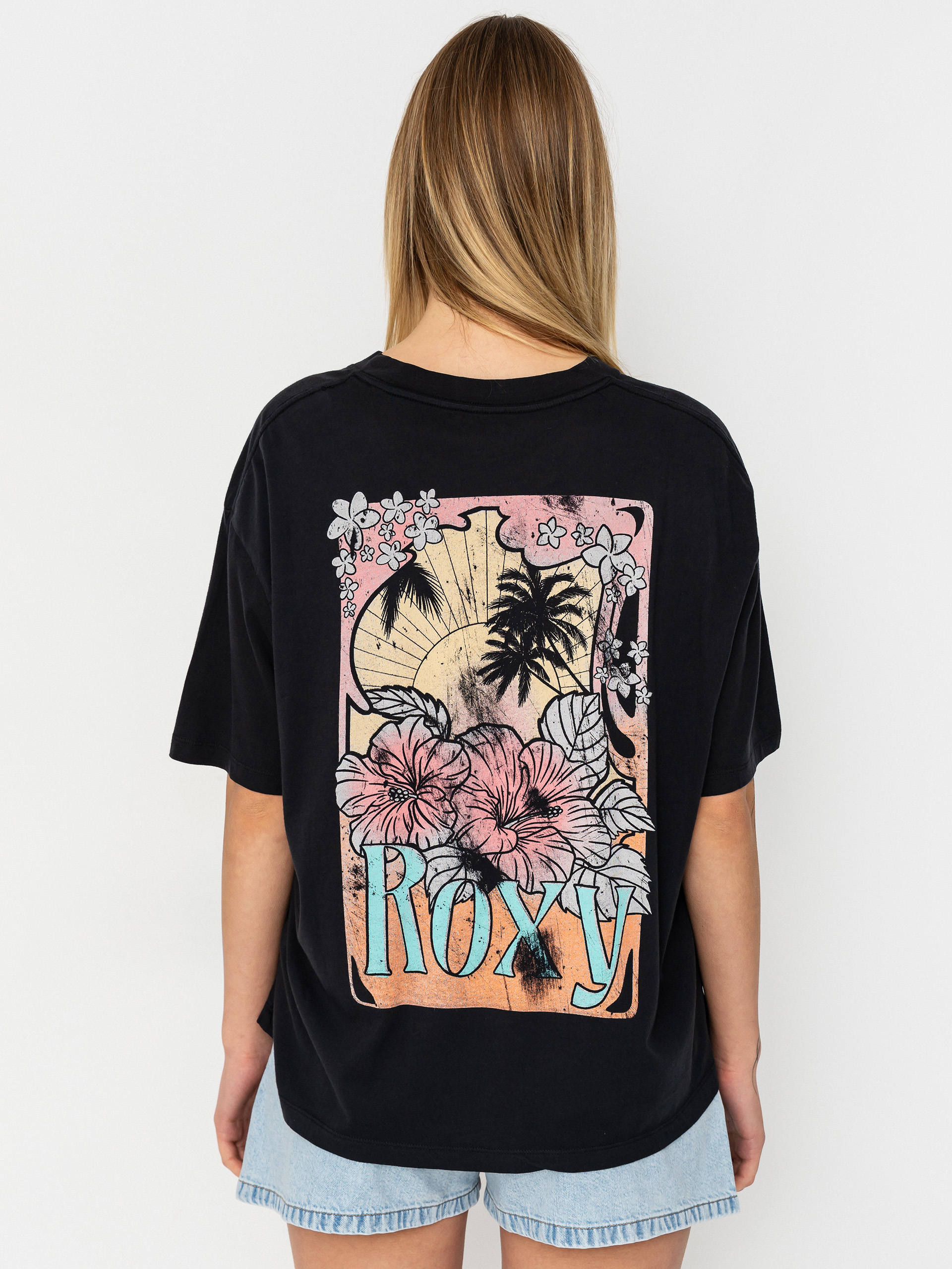 Тениска Roxy Talloversize Washed Wmn (anthracite)