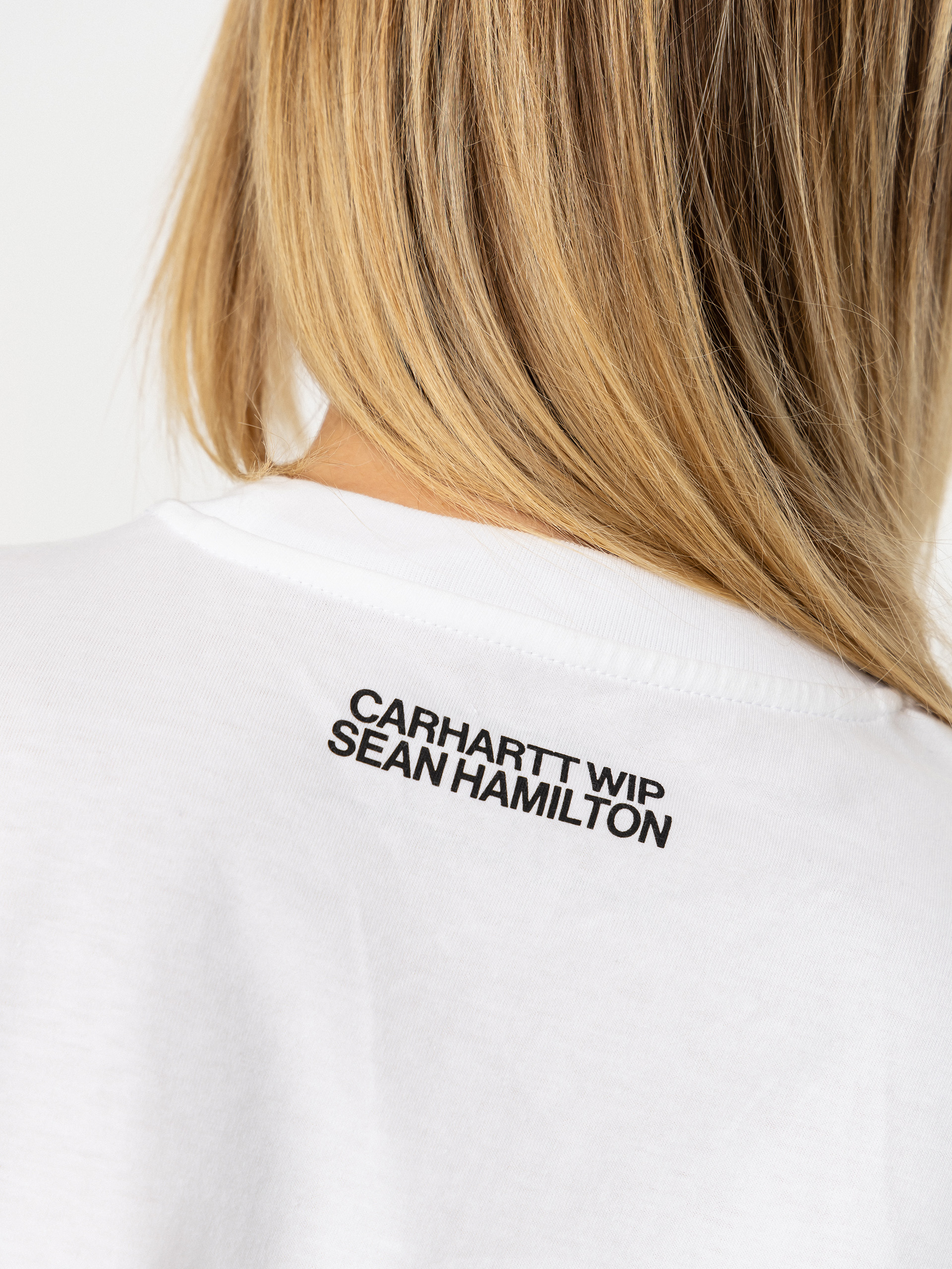 Тениска Carhartt WIP Sean Hamilton Wmn (white)
