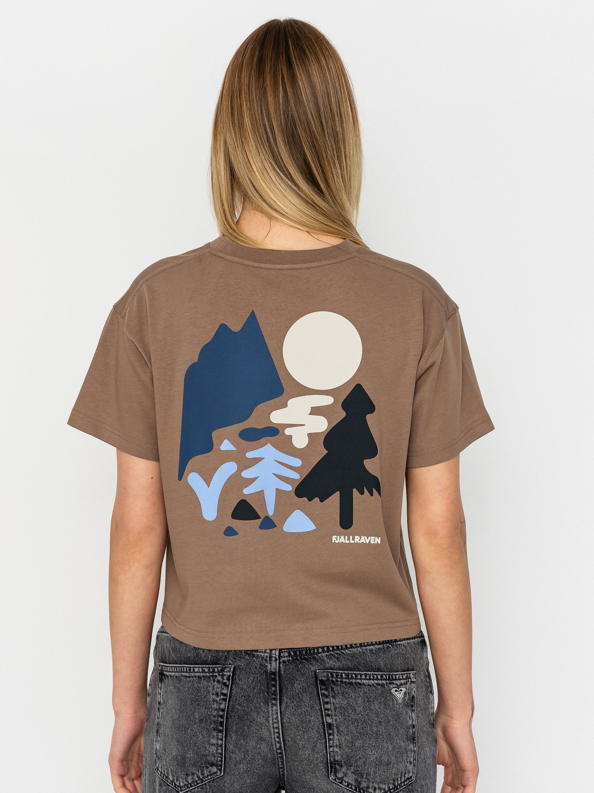 Тениска Fjallraven Forest Walk Wmn (suede brown)