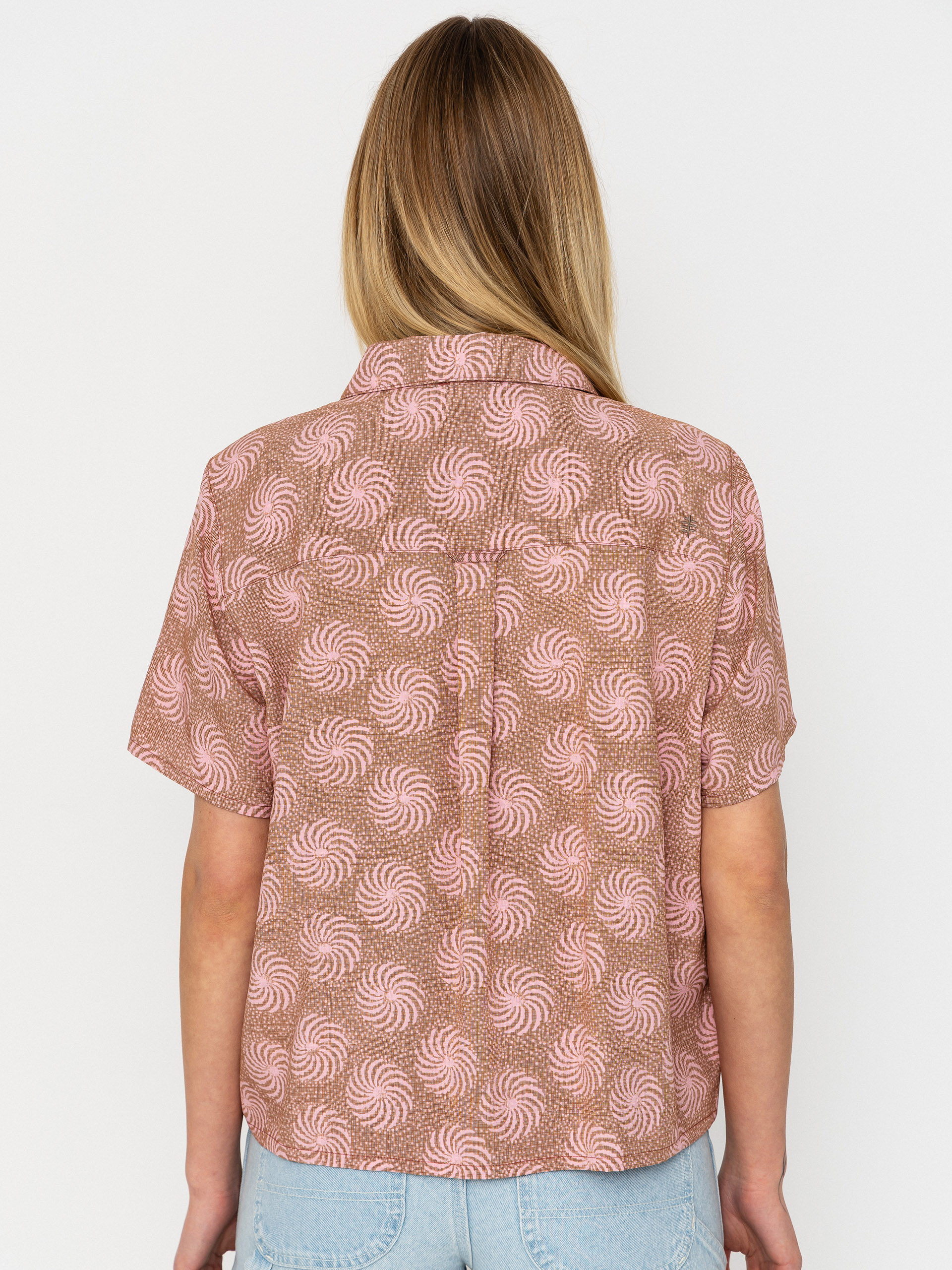 Риза Royal Robbins Camino Pucker Wmn (mahogany ray pt)