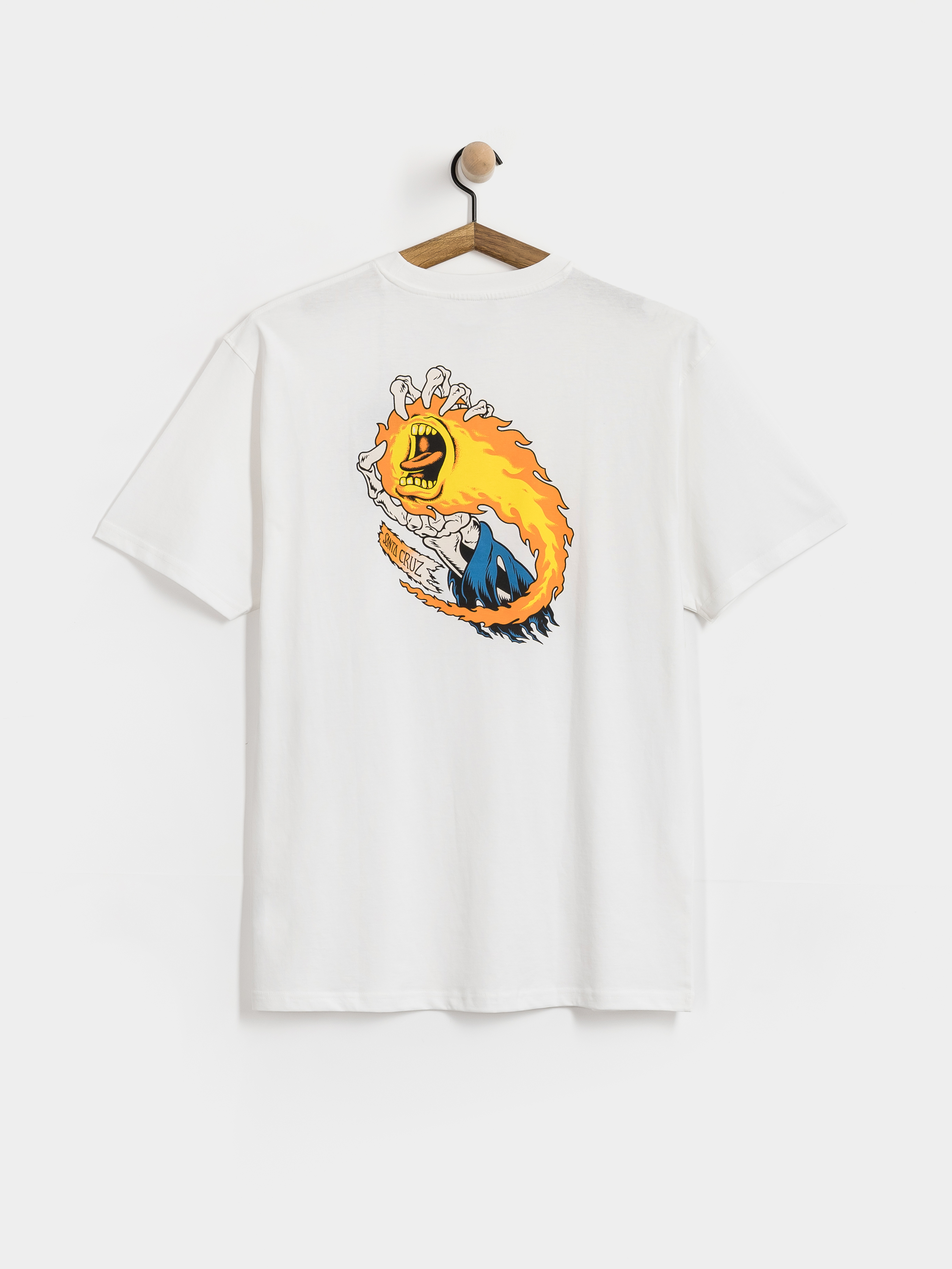 Тениска Santa Cruz O'Brien Scream Reaper (white)