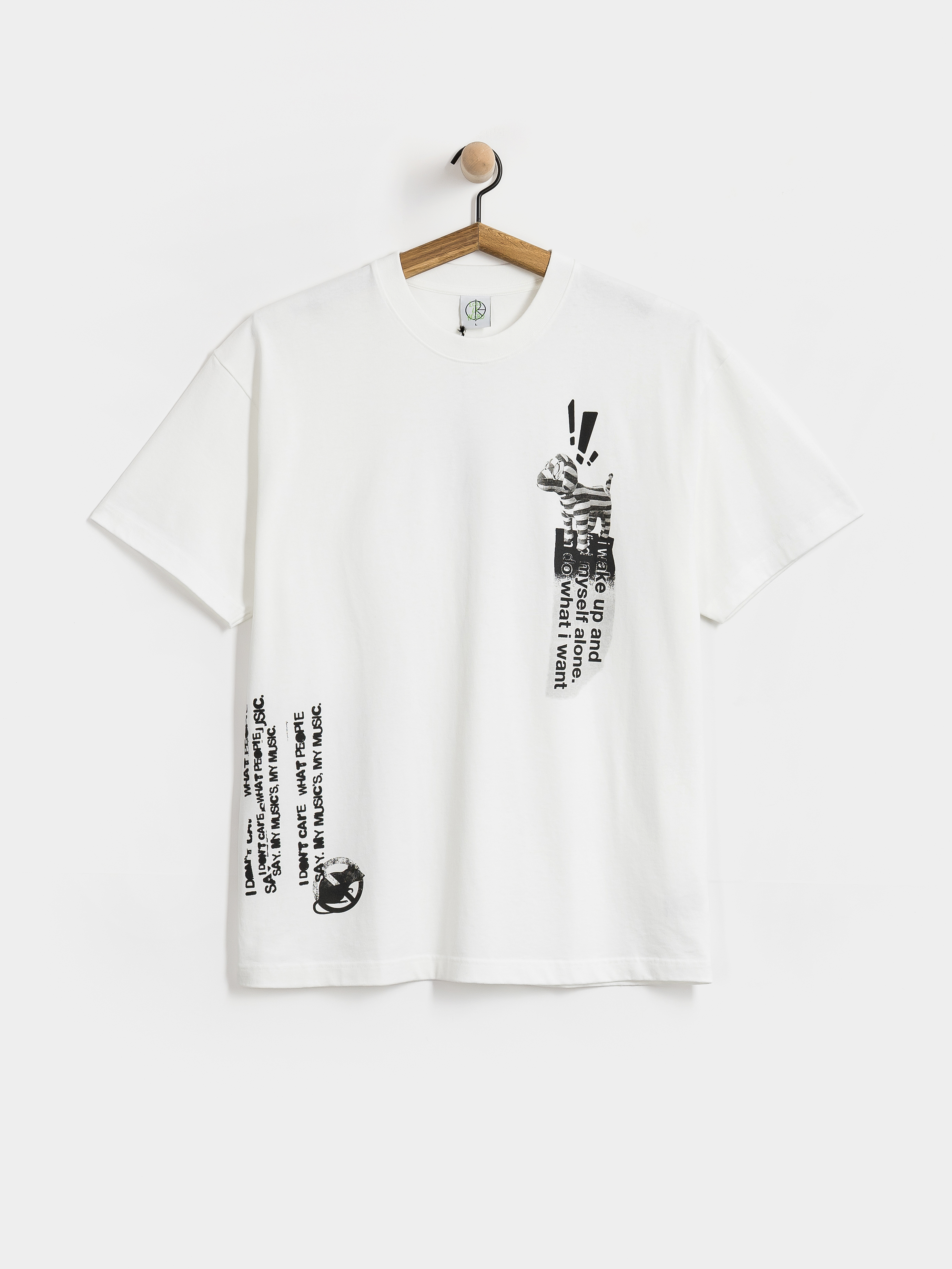 Тениска Polar Skate My Music (white)