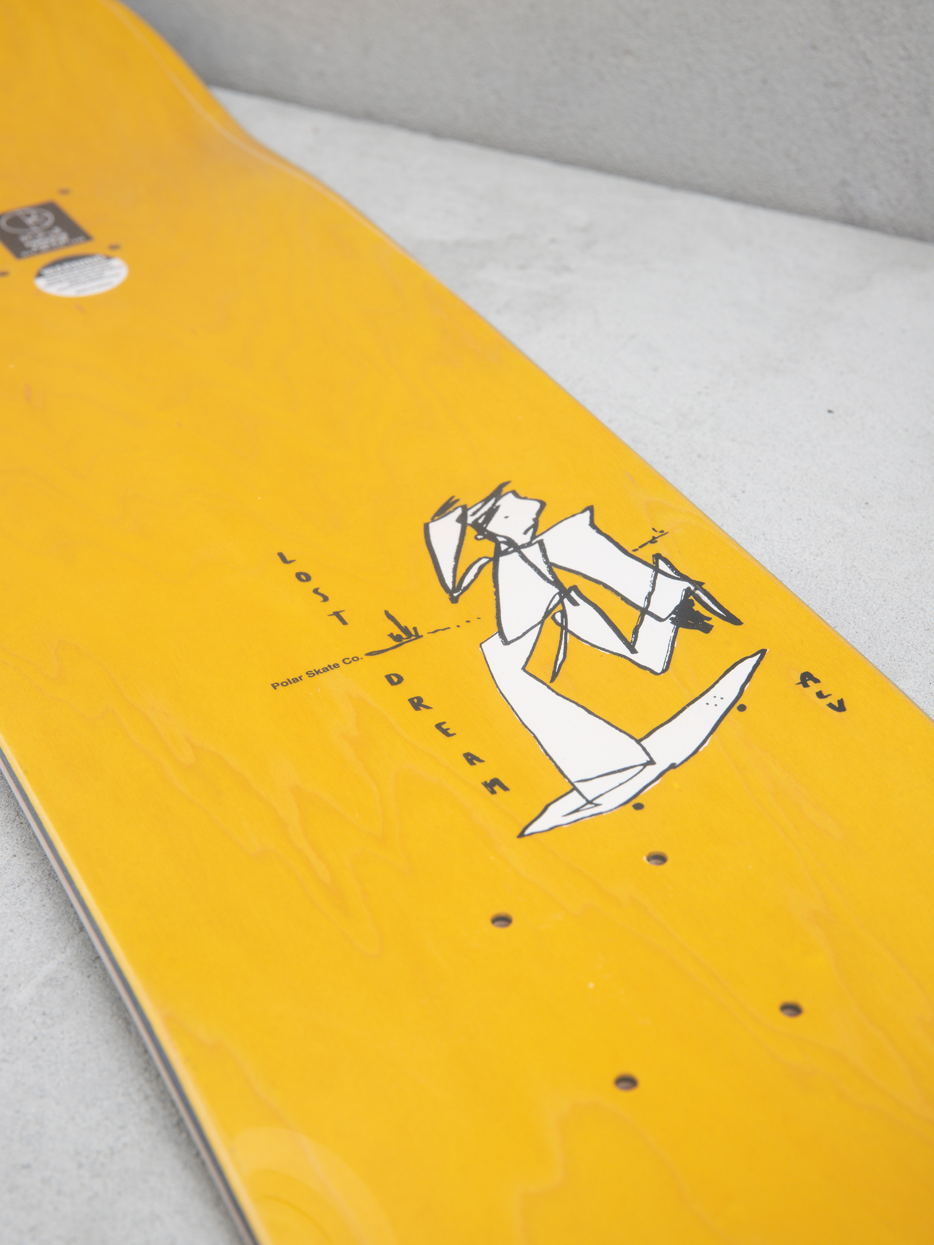 Дъска Polar Skate Team Alv Soul Portrait (grey)