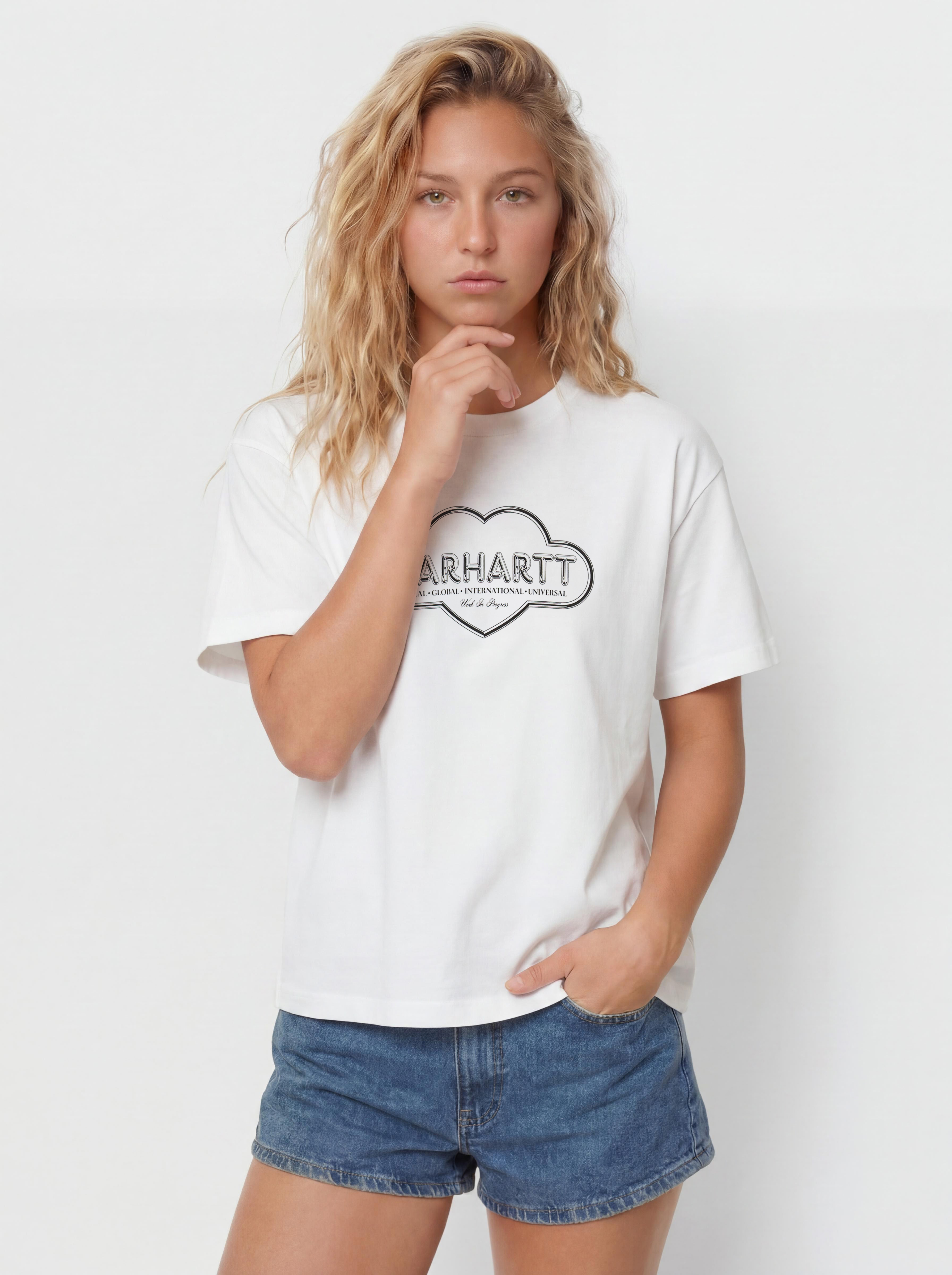 u0422u0435u043du0438u0441u043au0430 Carhartt WIP Cloud Heart Wmn (white)