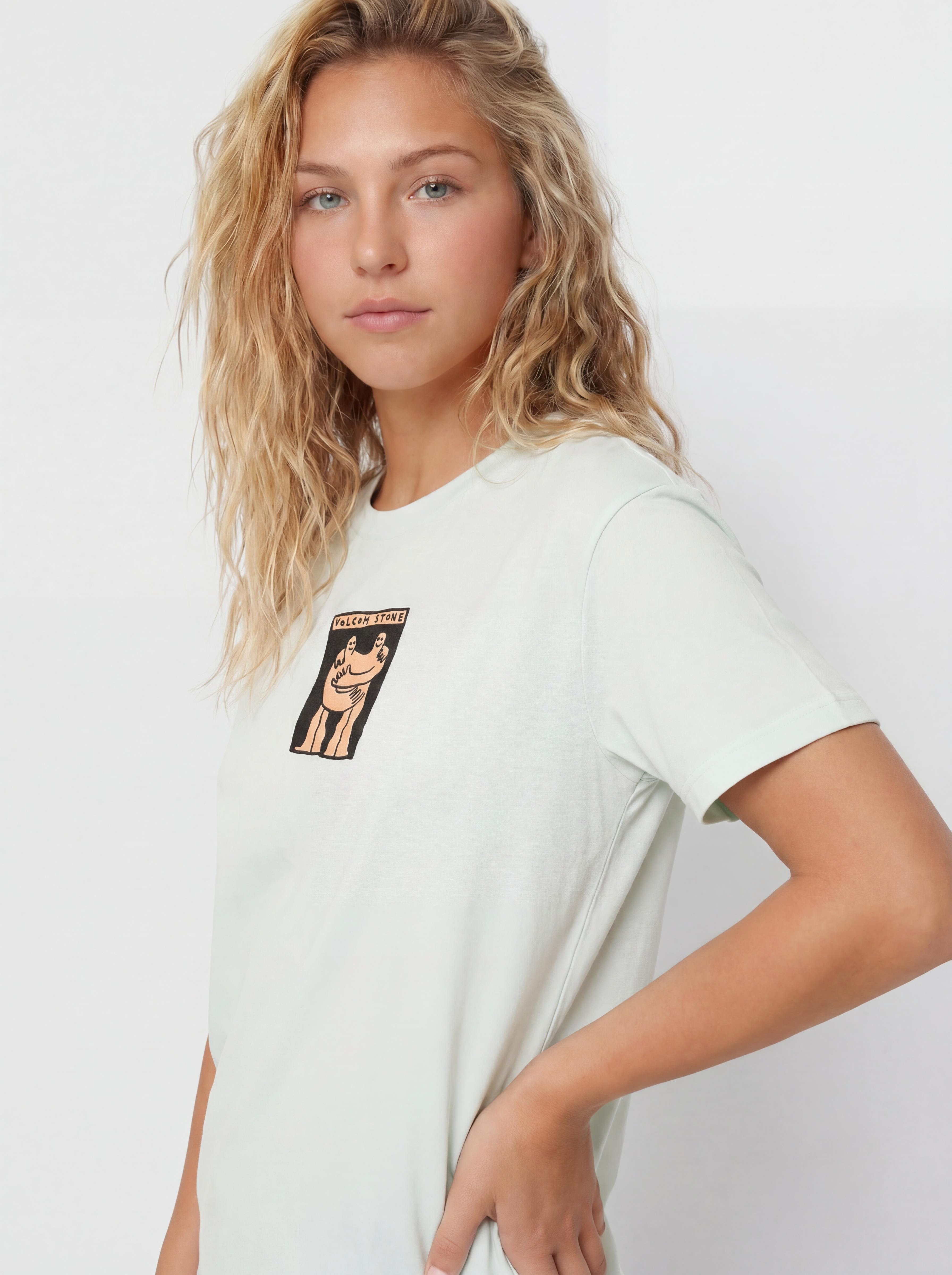Тениска Volcom Downtown Wmn (cloud blue)