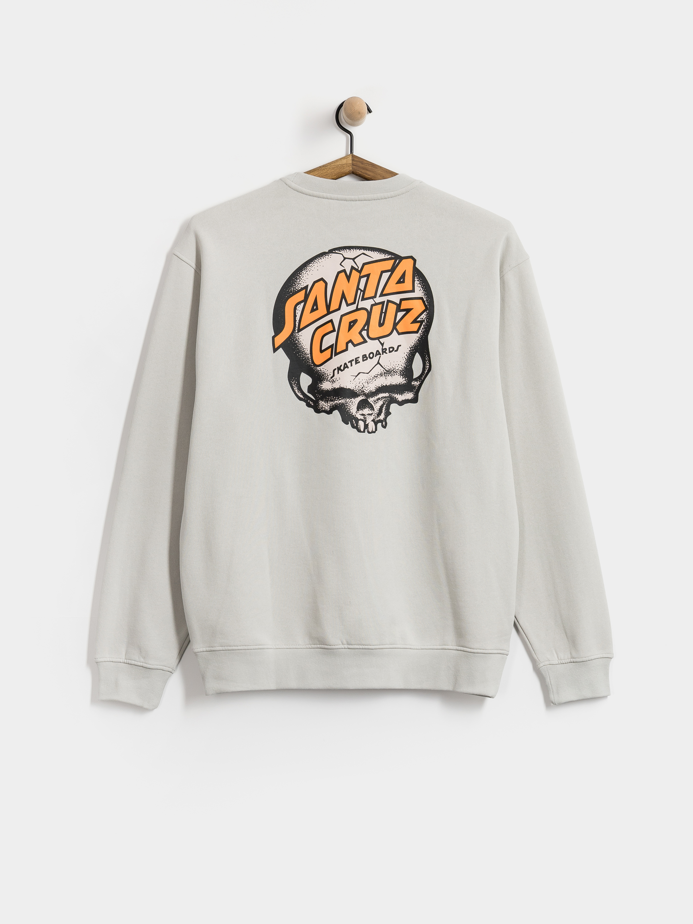Суитшърт Santa Cruz O'Brien Skull Crew (mist)