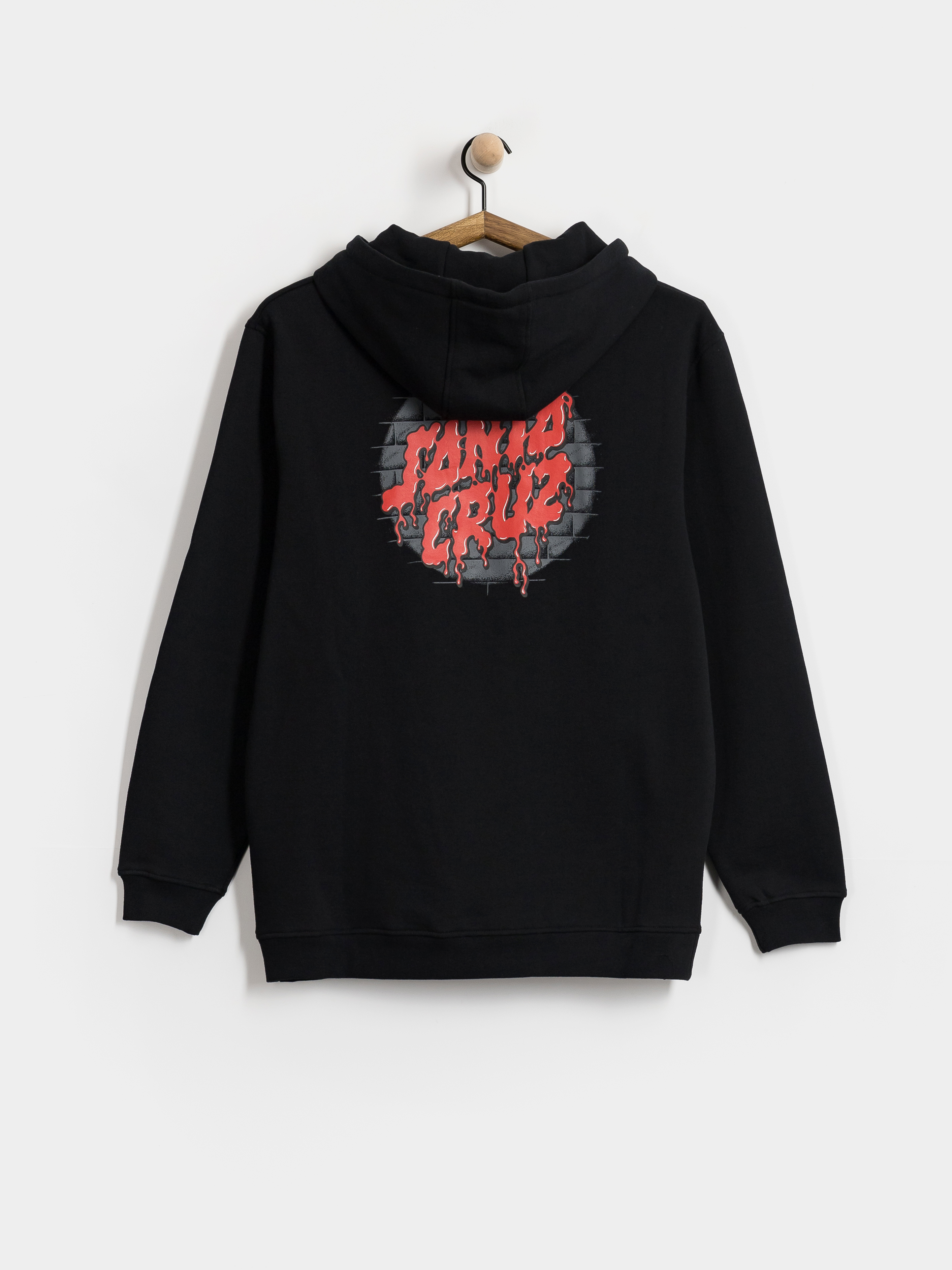 Суитшърт с качулка Santa Cruz Delfino Spotlight Dot HD (black)