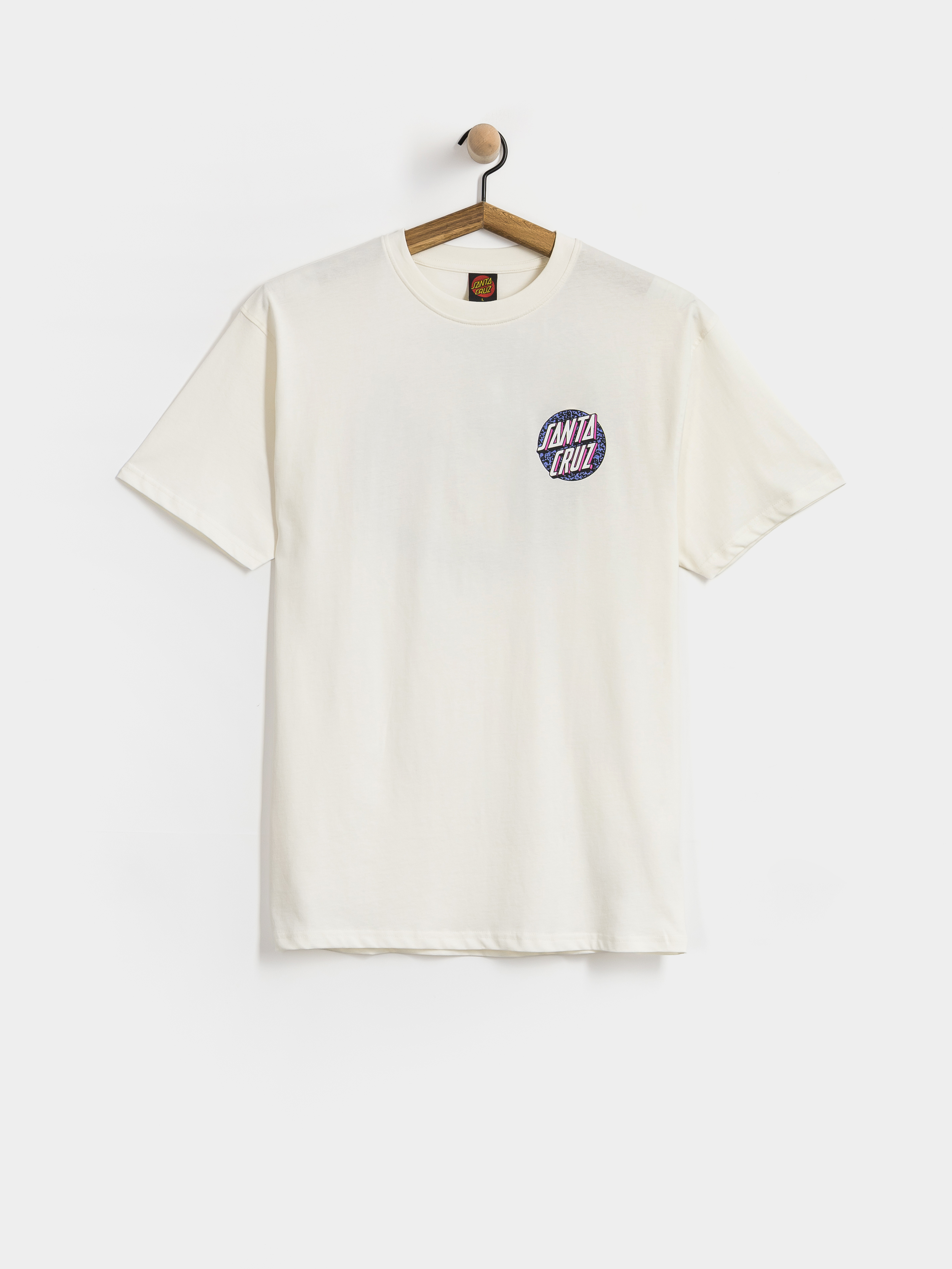 Тениска Santa Cruz Control Dot (unbleached cotton)