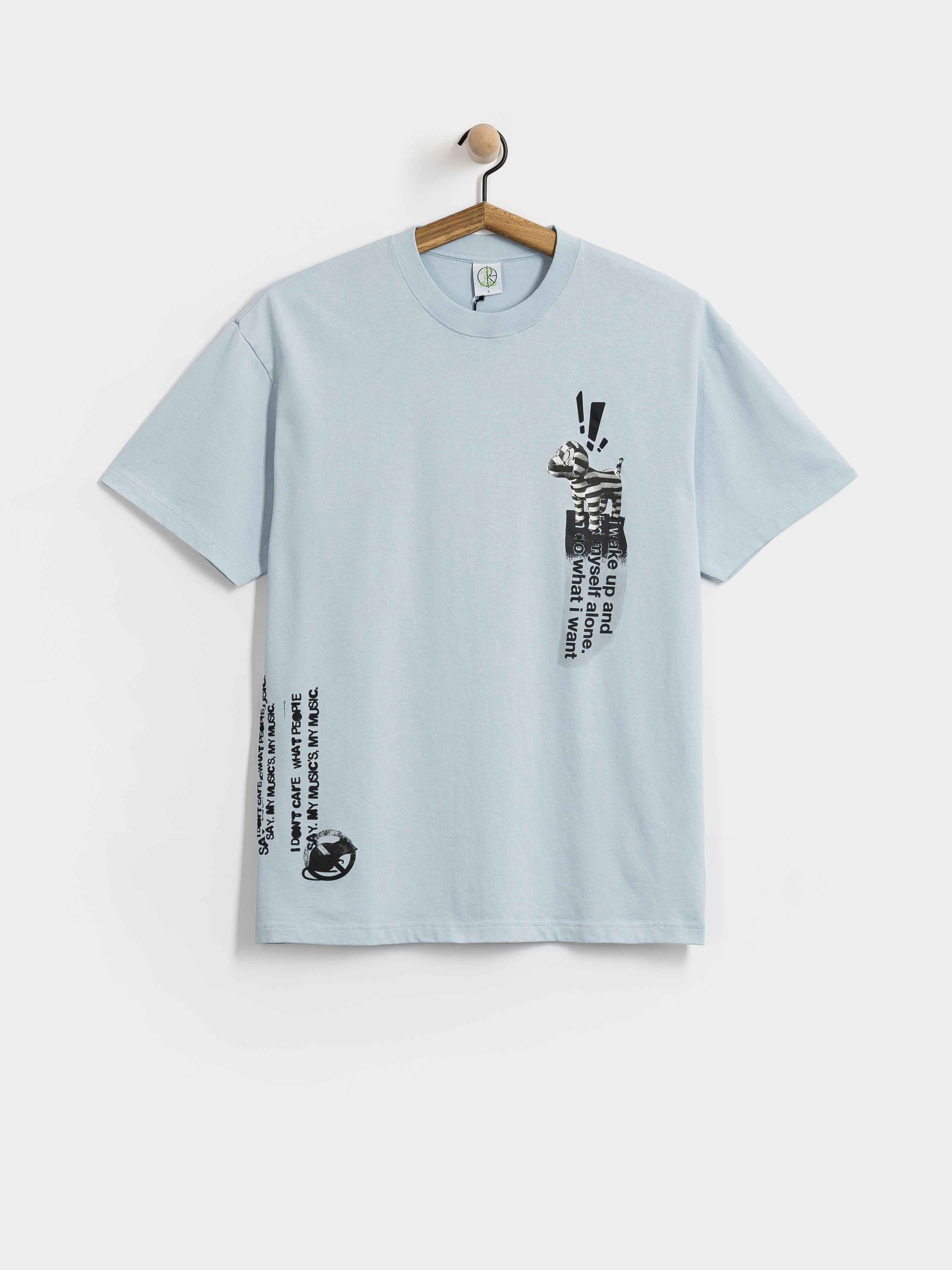 Тениска Polar Skate My Music (light blue)