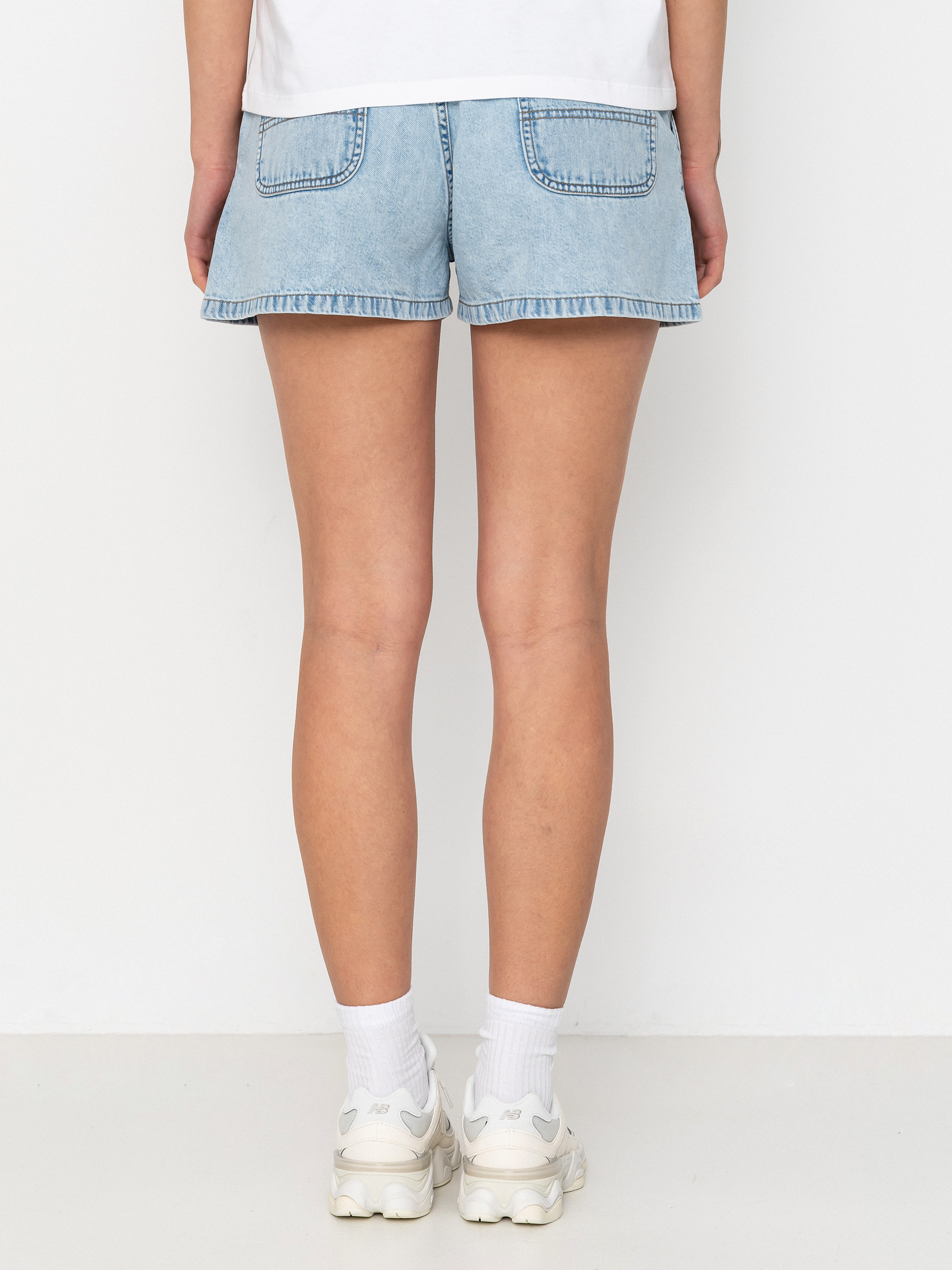 Къси панталони Carhartt WIP Lova Wmn (blue stone bleached)