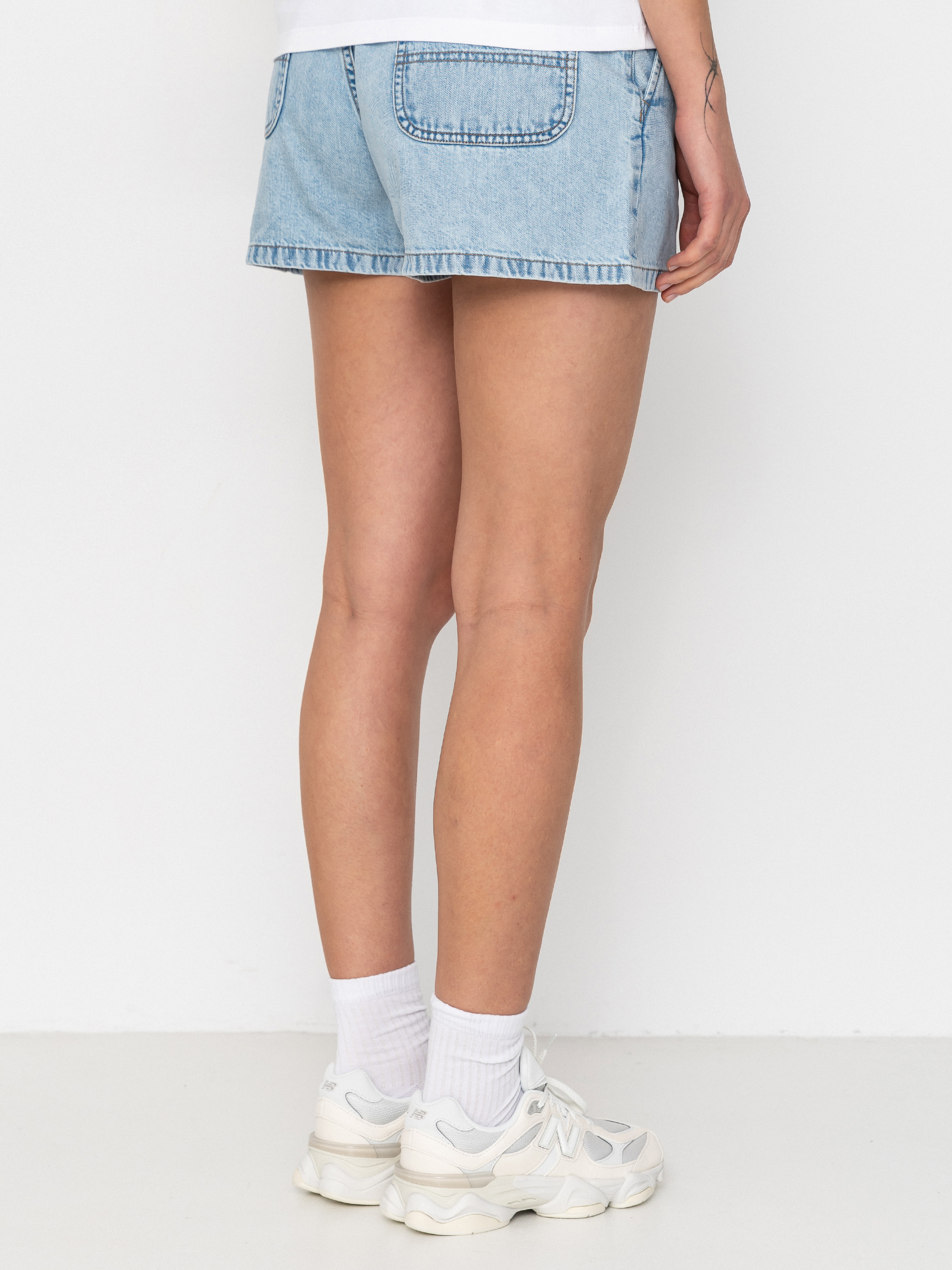 Къси панталони Carhartt WIP Lova Wmn (blue stone bleached)