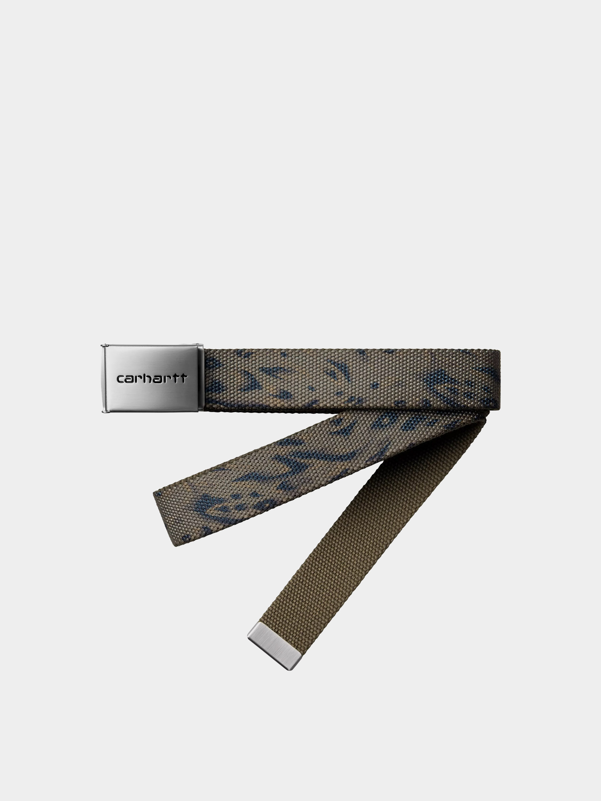 Колан Carhartt WIP Clip Chrome (duck feather print cypress)