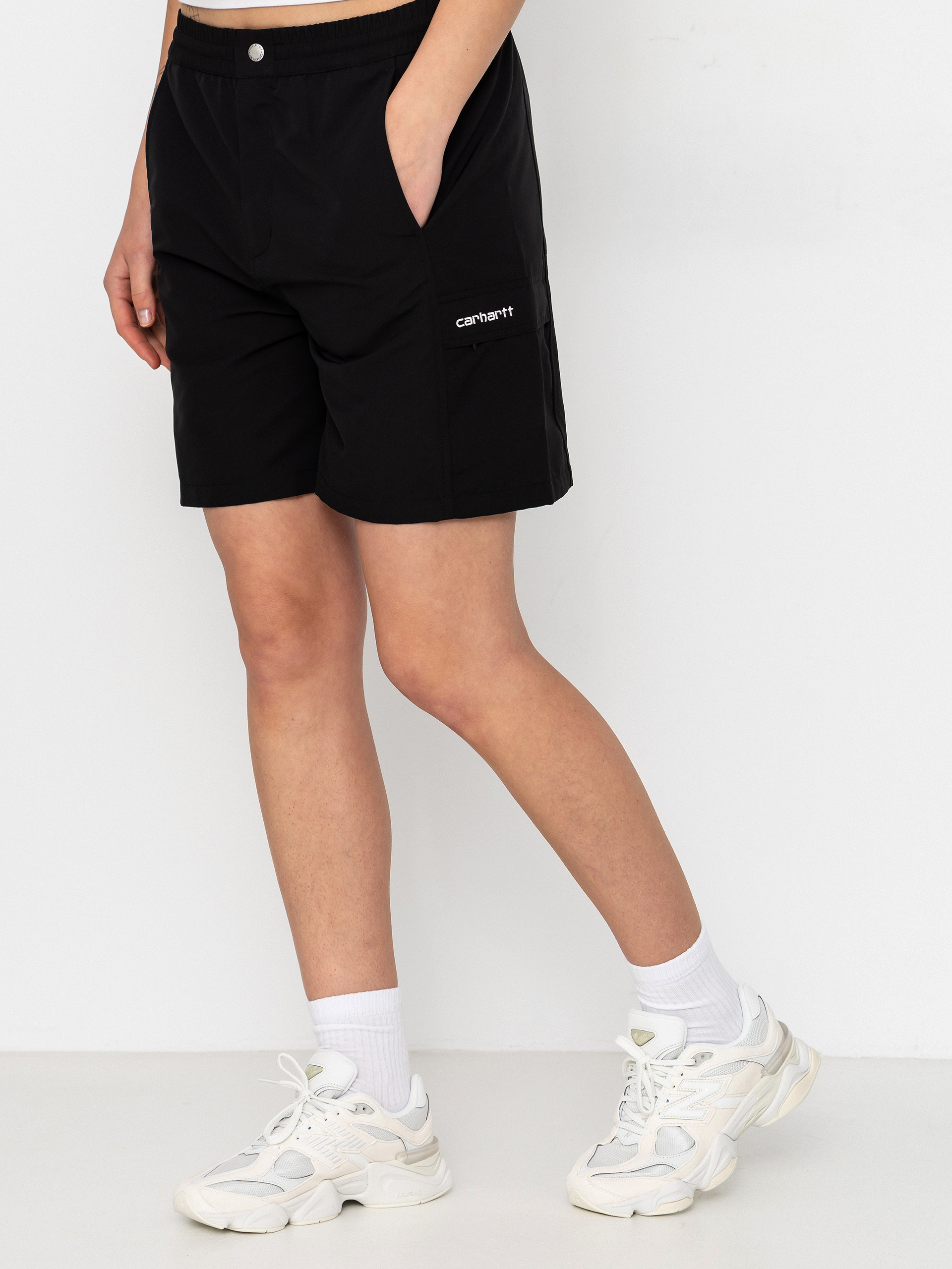 Къси панталони Carhartt WIP Iwan Wmn (black/white)